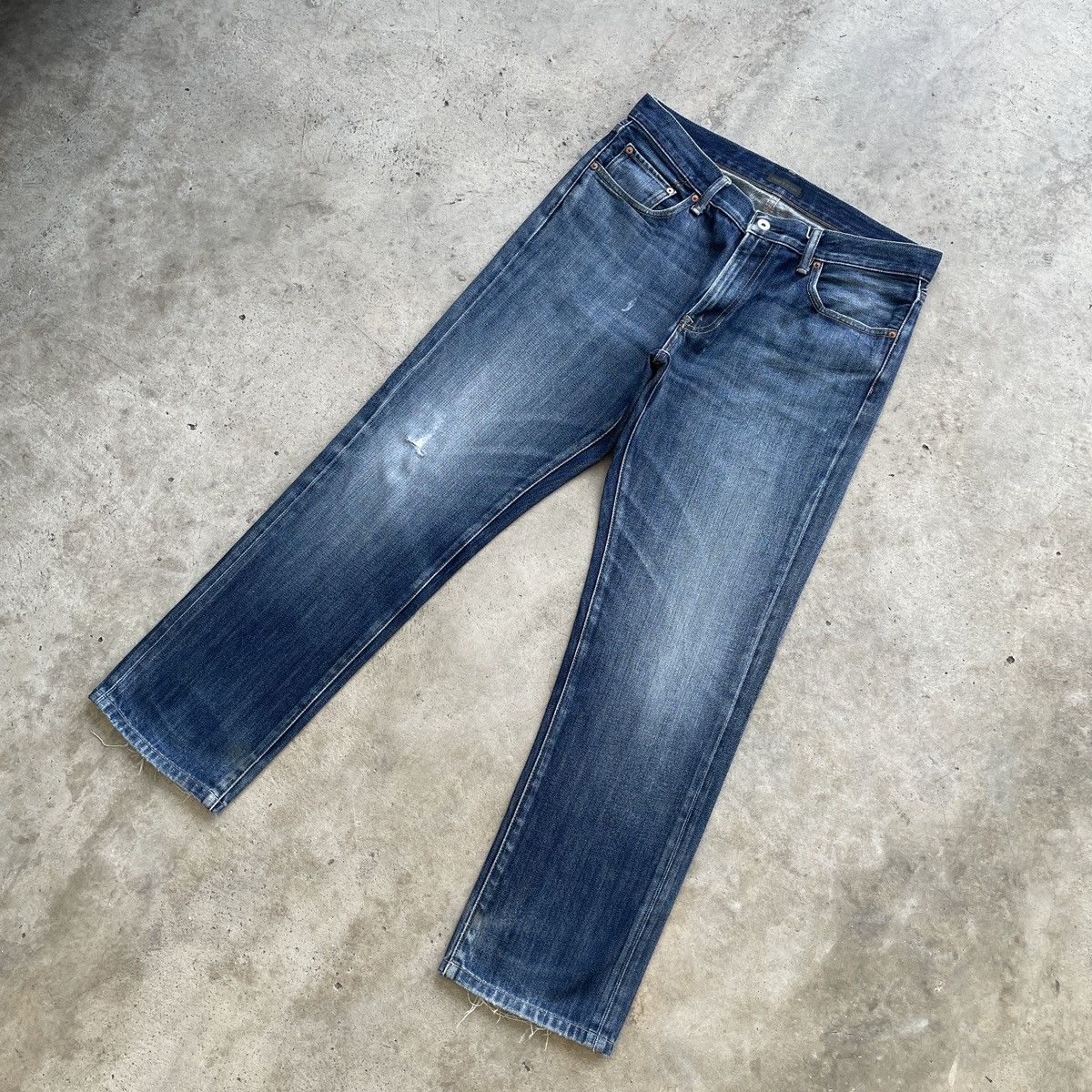 Japanese Brand W34💥 Vintage Japanese Brand Faded Jeans Denim Pants Size US 34 / EU 50 - 2 Thumbnail