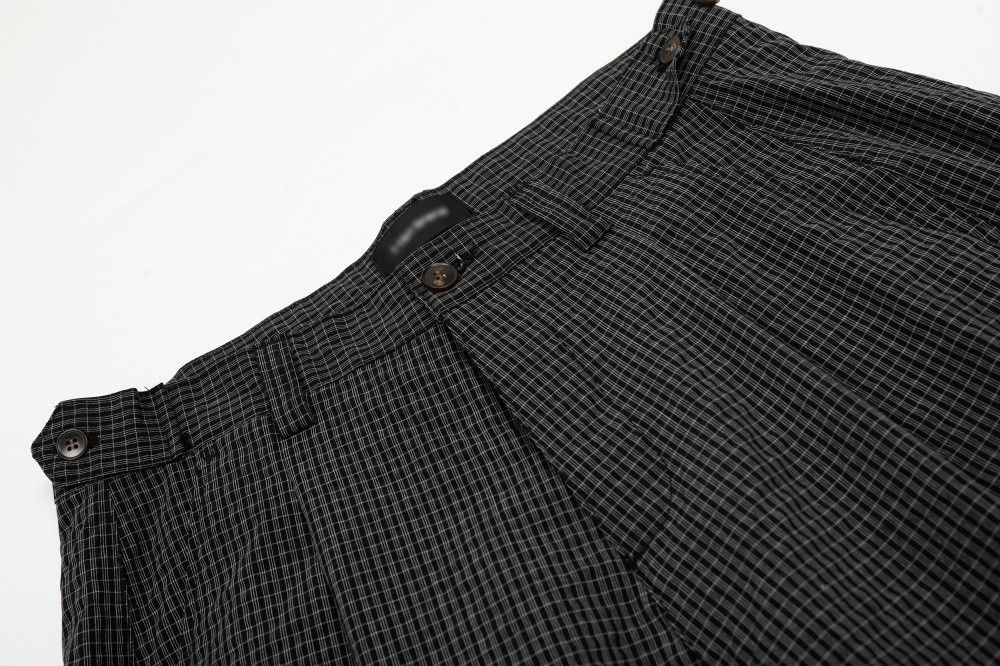 Vintage Men's American wide-leg machete casual plaid trousers Size US 32 / EU 48 - 3 Thumbnail