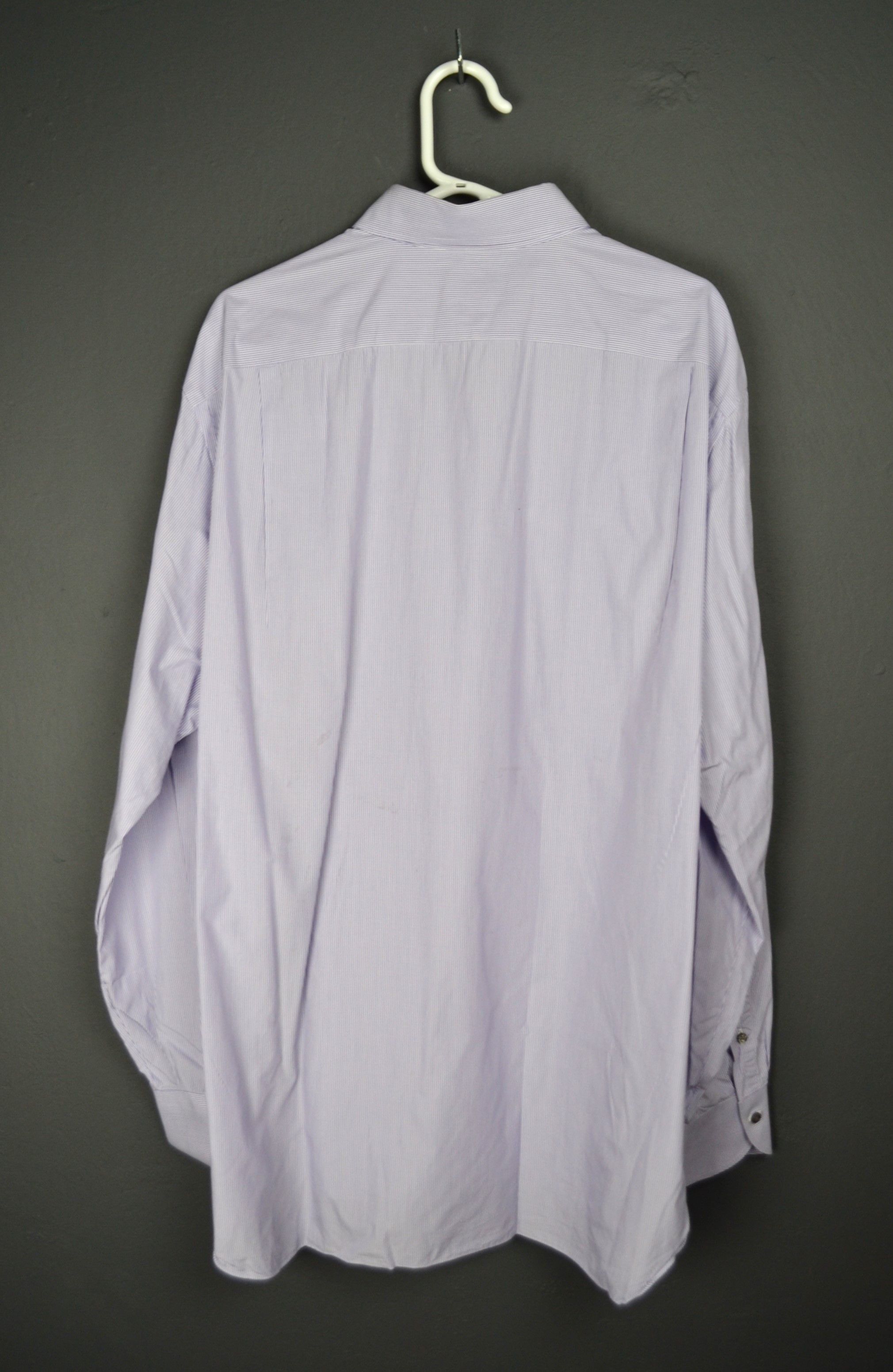 Isaia Isaia 18.5 46 100$ Cotton Made in Italy Shirt Size US XXL / EU 58 / 5 - 2 Thumbnail
