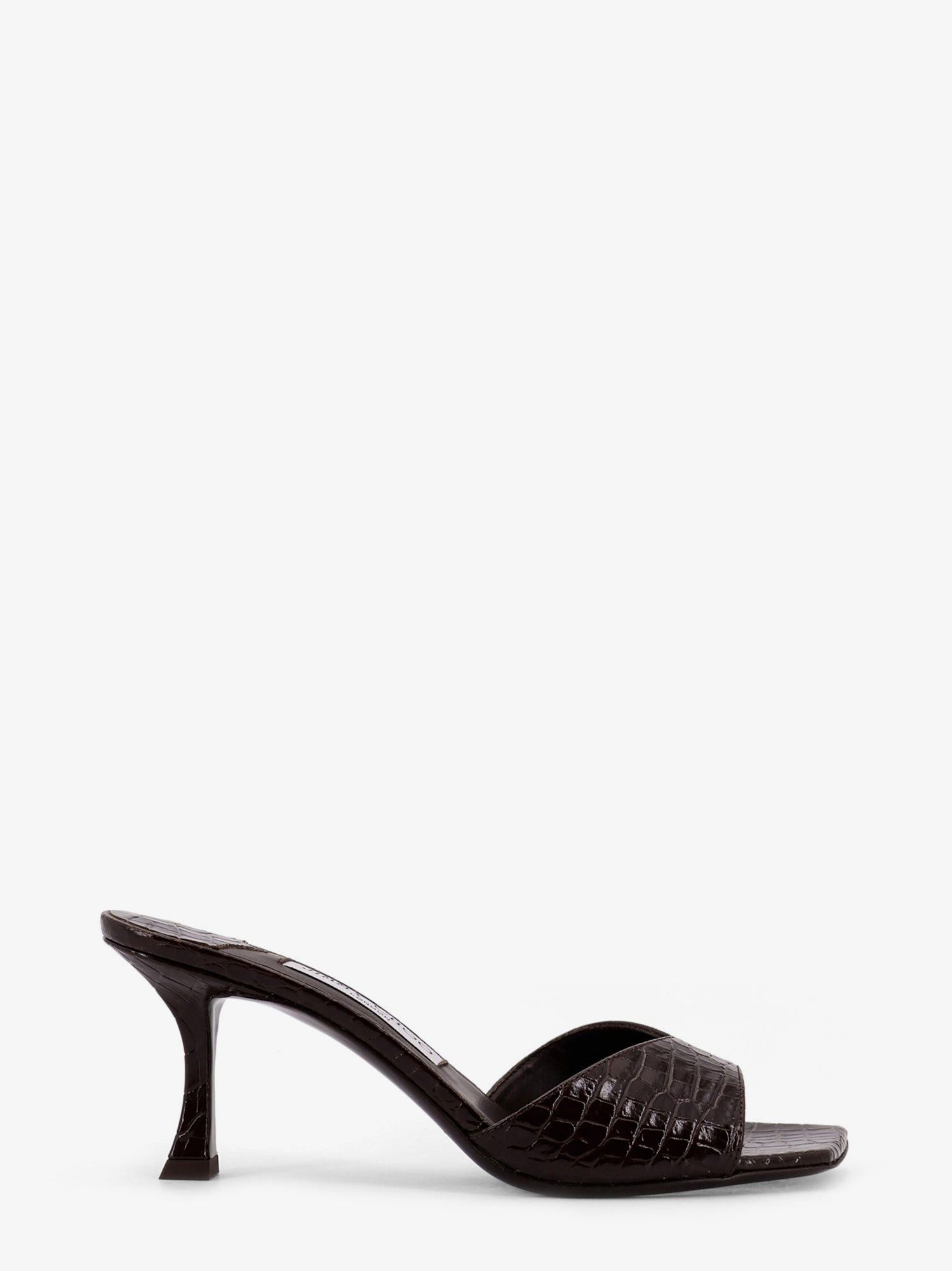 Jimmy Choo Skye Printed Leather Sandals Size US 7 / IT 37 - 1 Thumbnail