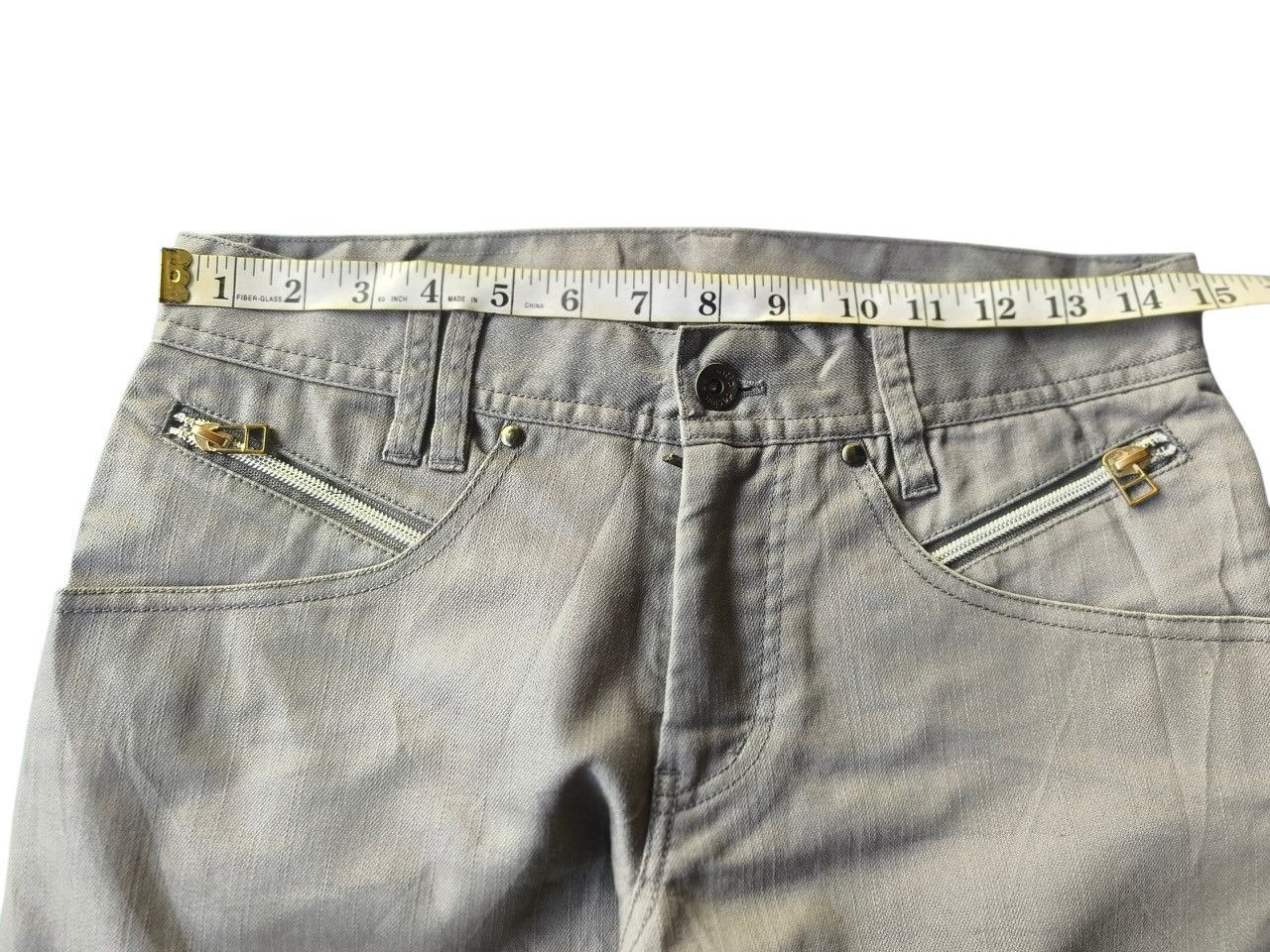 Japanese Brand Semantic Design Multizipper Pocket Flared Pants Size US 30 / EU 46 - 8 Thumbnail