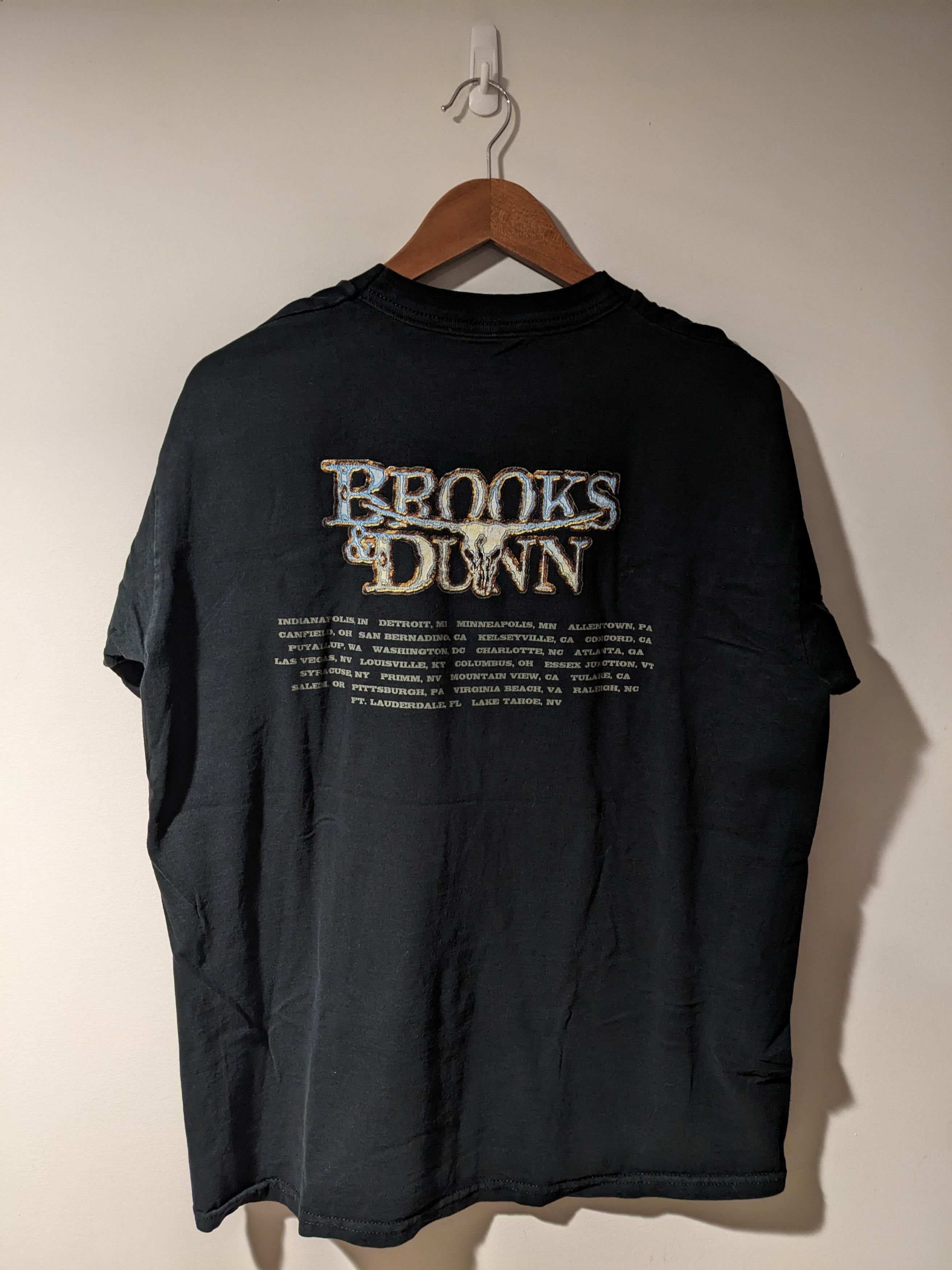 Band Tees × Vintage Vintage 90s Brooks & Dunn Country Tour Music Band T-Shirt Size US XL / EU 56 / 4 - 5 Thumbnail