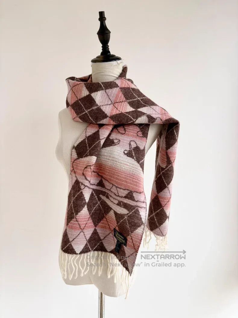 Vivienne Westwood Vivienne Westwood Vintage gradient pink and beige diamond Size ONE SIZE - 2 Thumbnail
