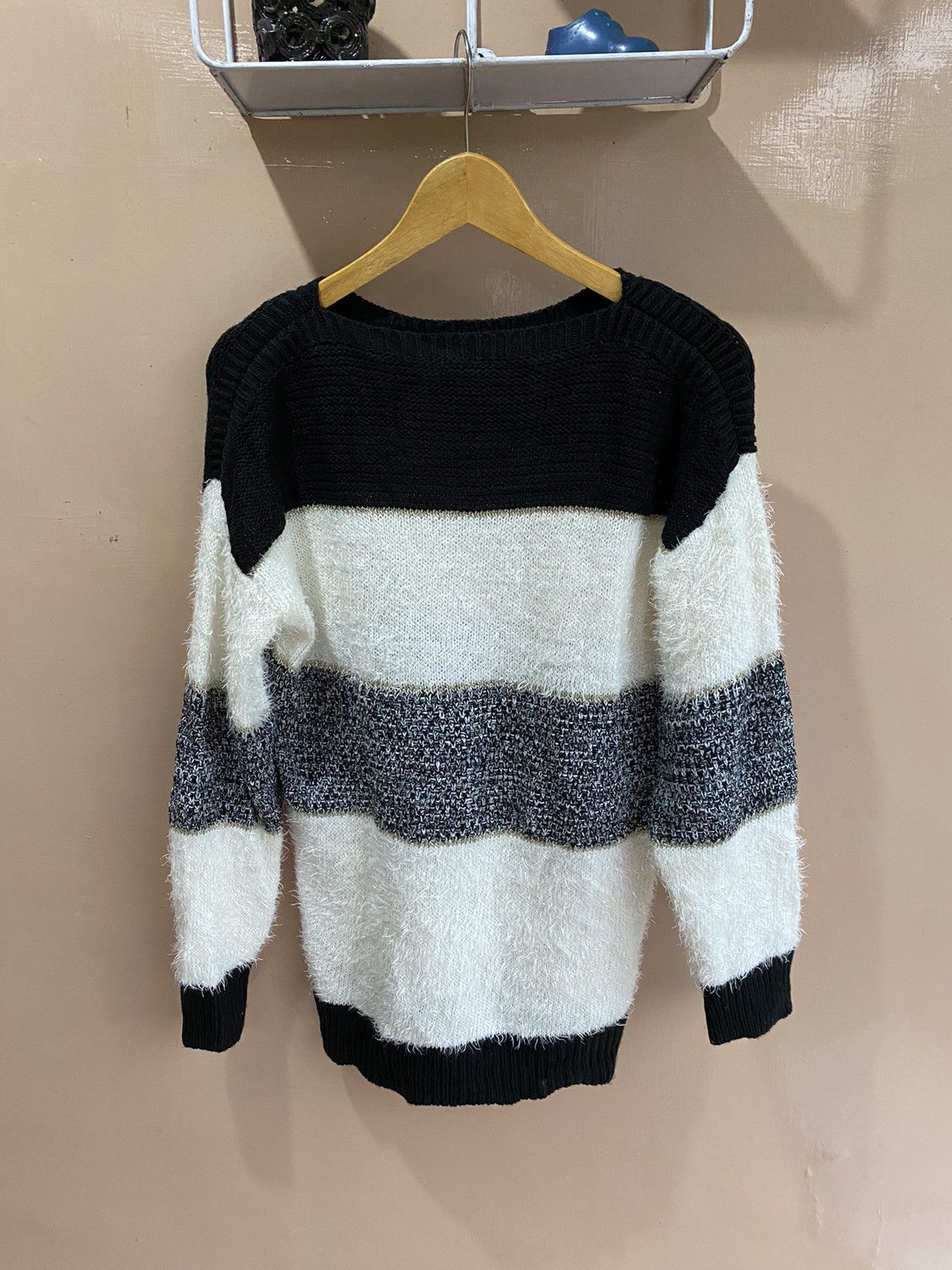 Hysteric Glamour × Japanese Brand × PPFM HK World-Japan Fluzzy Fur Knitted striped Size US L / EU 52-54 / 3 - 3 Thumbnail