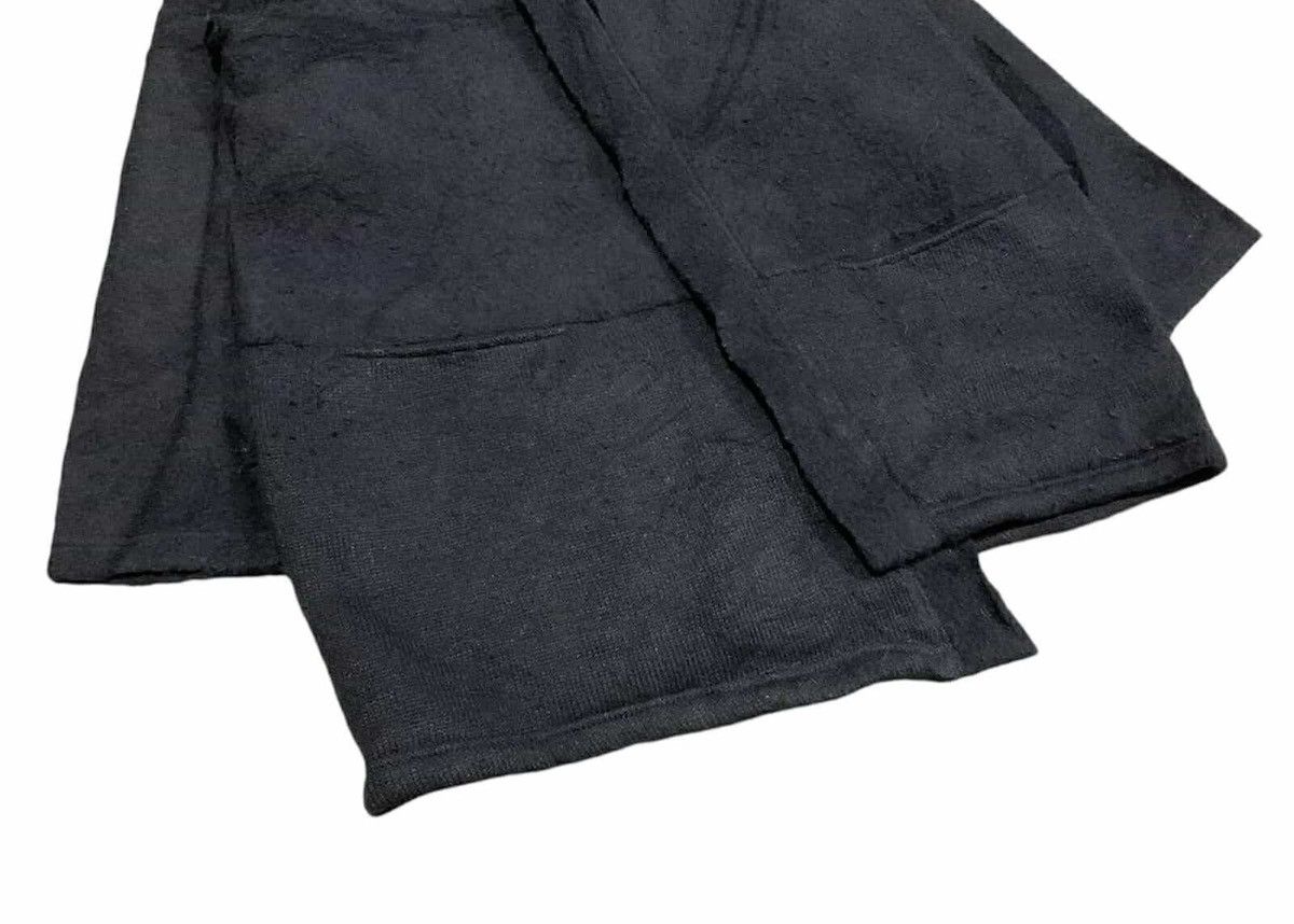 Japanese Brand × Yohji Yamamoto × gomme 🔥Gomme Homme Wool Asymmetric Diagonal Zipper Ninja Hoodie Size US L / EU 52-54 / 3 - 11 Thumbnail