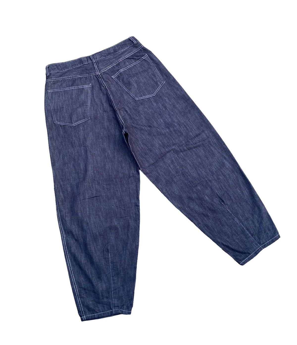 Japanese Brand 2Spoon Balloon Indigo Denim Size US 34 / EU 50 - 8 Thumbnail