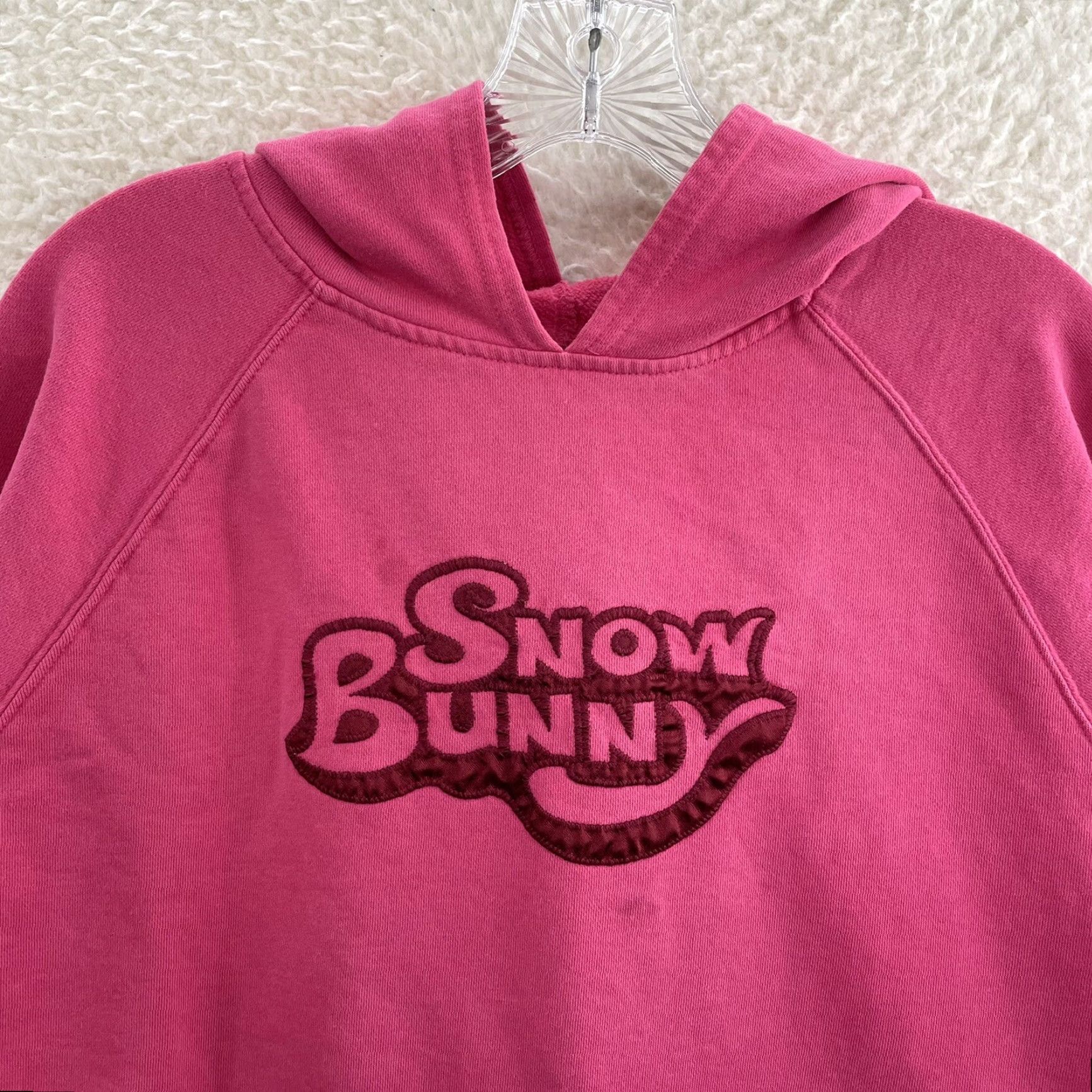 Old Navy VINTAGE Old Navy Hoodie Main Selling Point Grunge 2XL Pink Snow Bunny Cyber Fairy Casual Womens Size XXL / US 16-18 / IT 52-54 - 3 Thumbnail