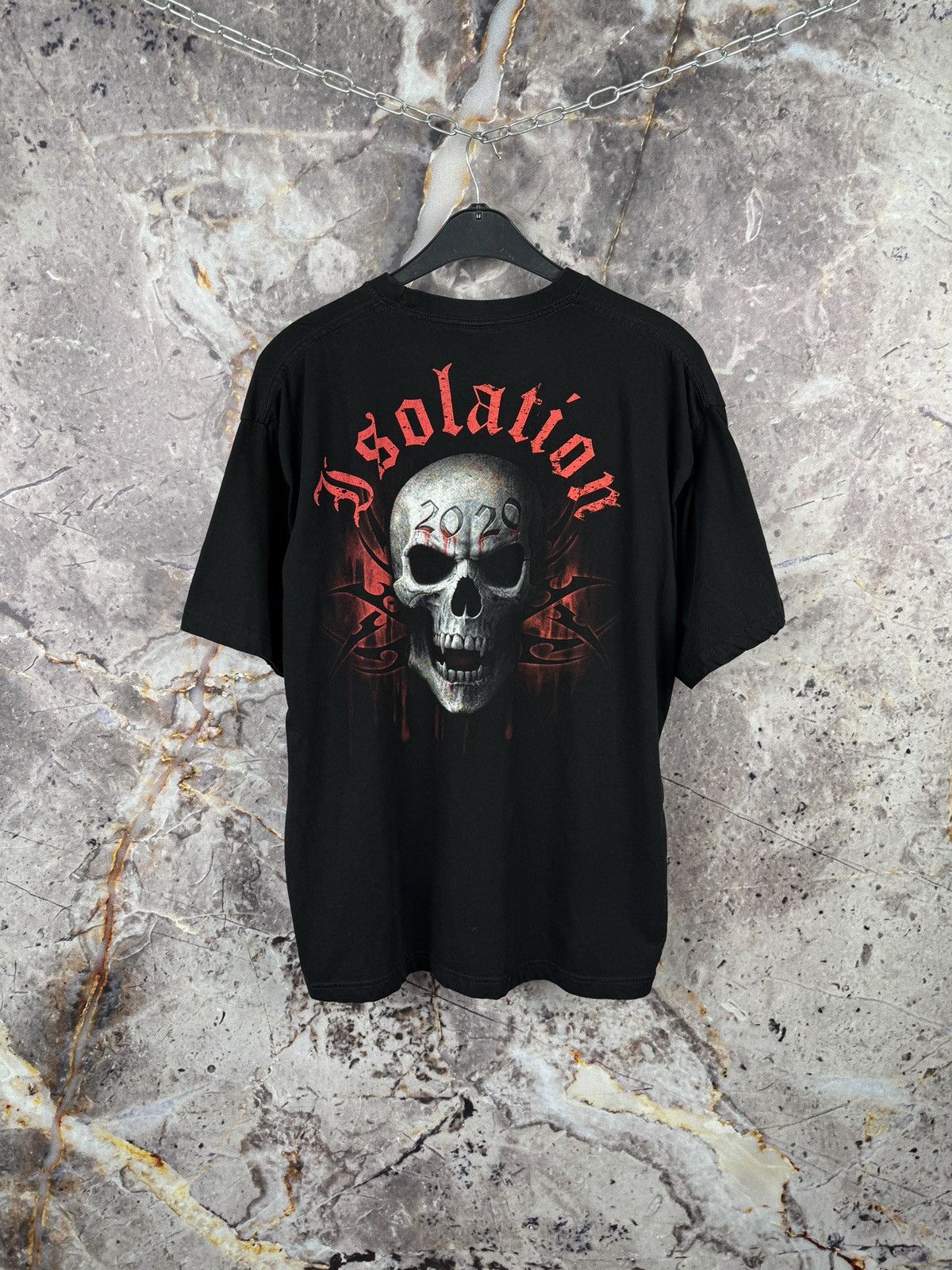 Other Grim Reaper Skeleton Graphic T-Shirt I Am Social Distancing Size US XXL / EU 58 / 5 - 10 Thumbnail