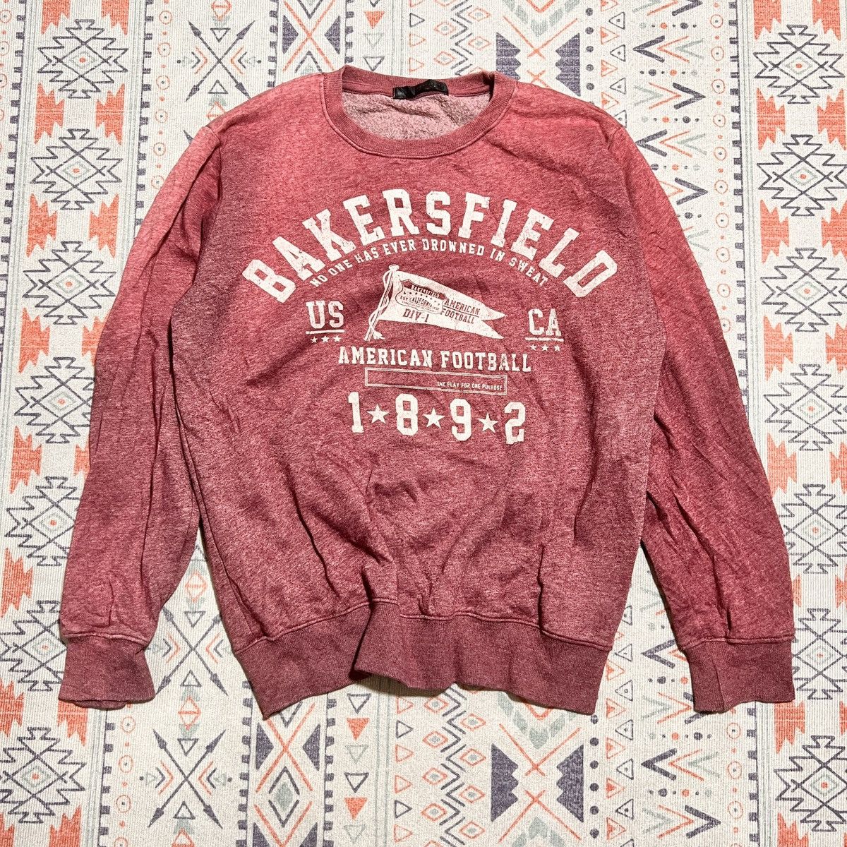 Other American Football College Thrashed Sweatshirt Size US L / EU 52-54 / 3 - 1 Thumbnail