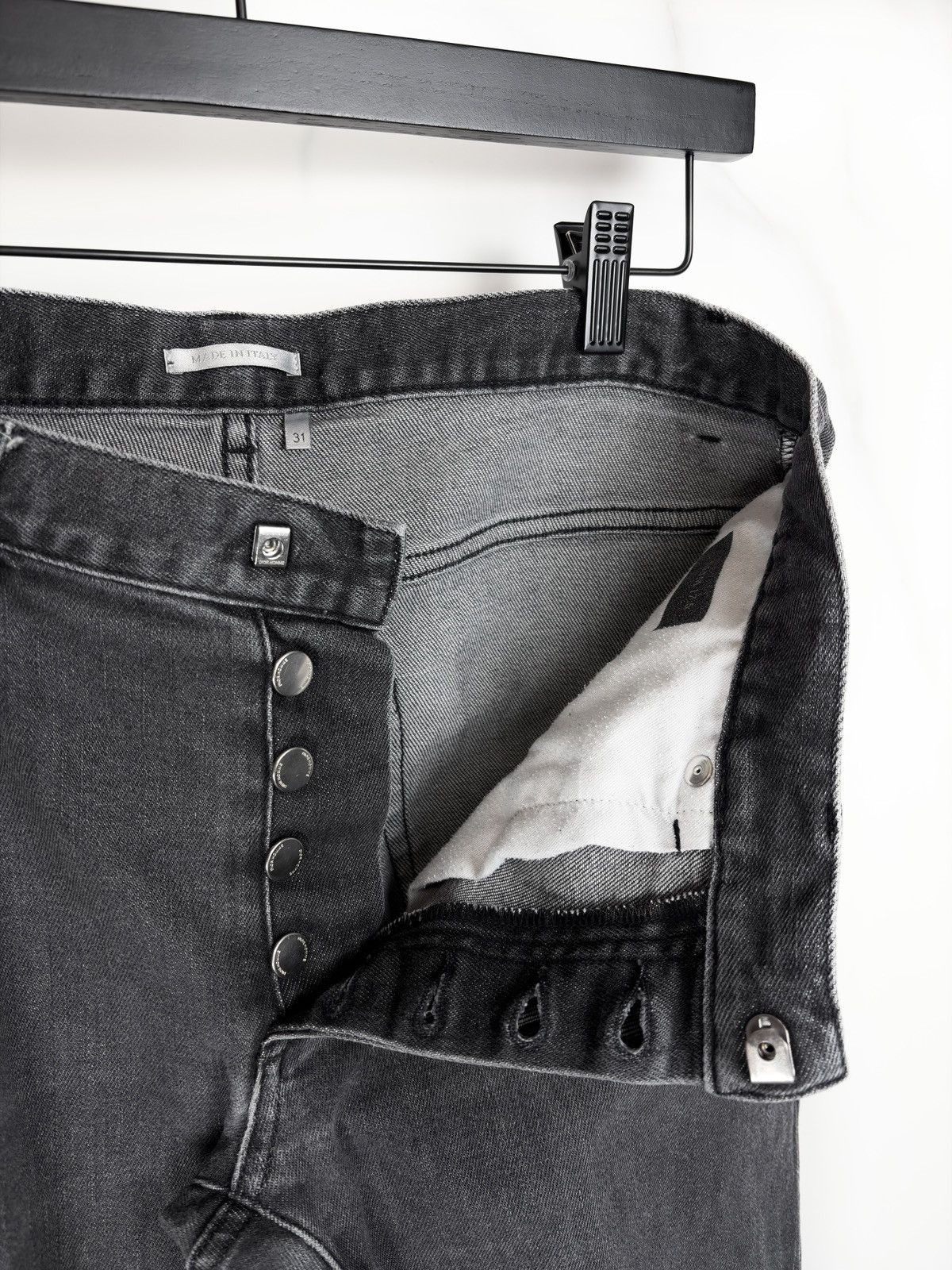 Dior Dior Homme Gray Skinny Denim Jeans KVA Size US 31 - 7 Thumbnail
