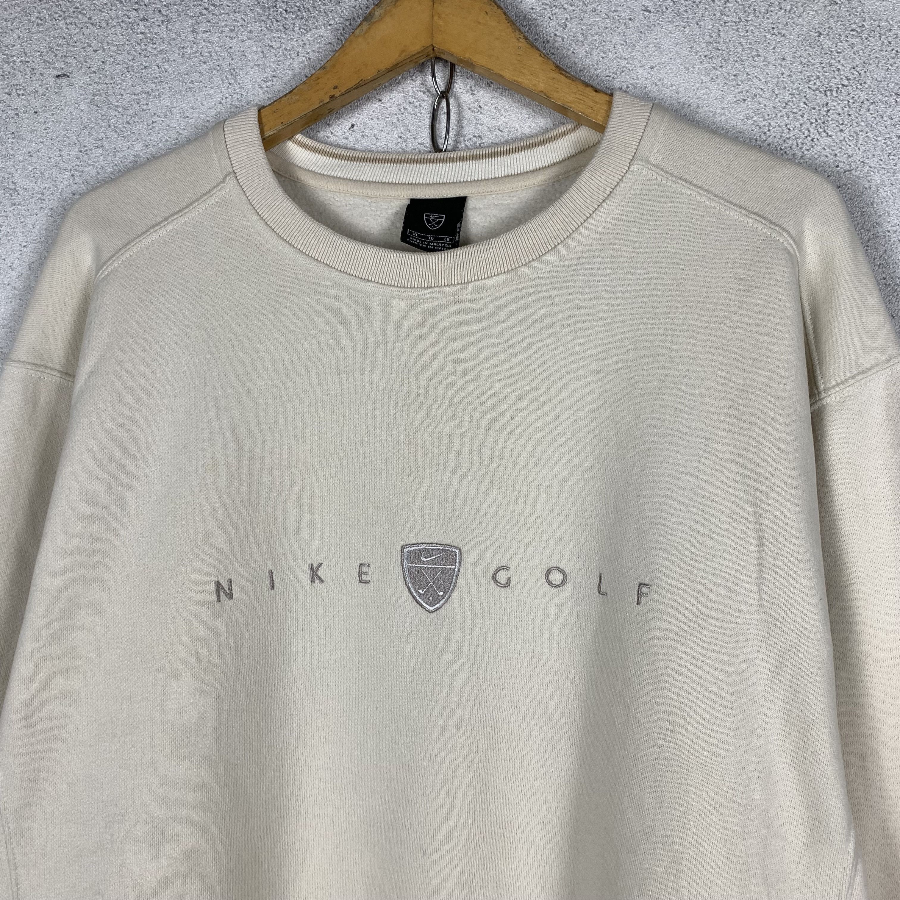 Nike Nike Golf Beige Sweatshirt Crewneck Size US XL / EU 56 / 4 - 2 Thumbnail