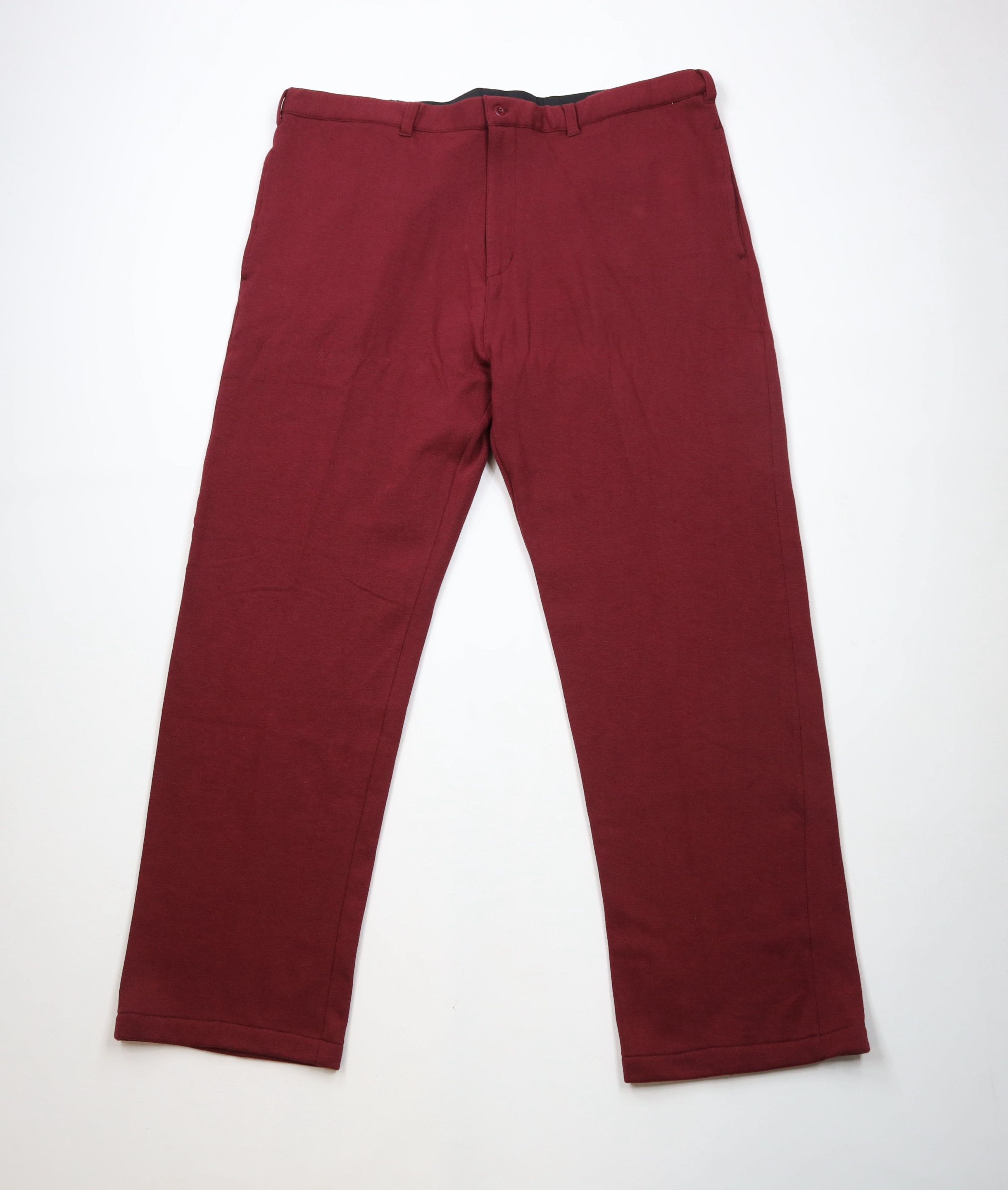 Vintage Vintage 90s Streetwear Wide Leg Sweatpants Chino Pants Red Size US 44 / EU 60 - 1 Thumbnail