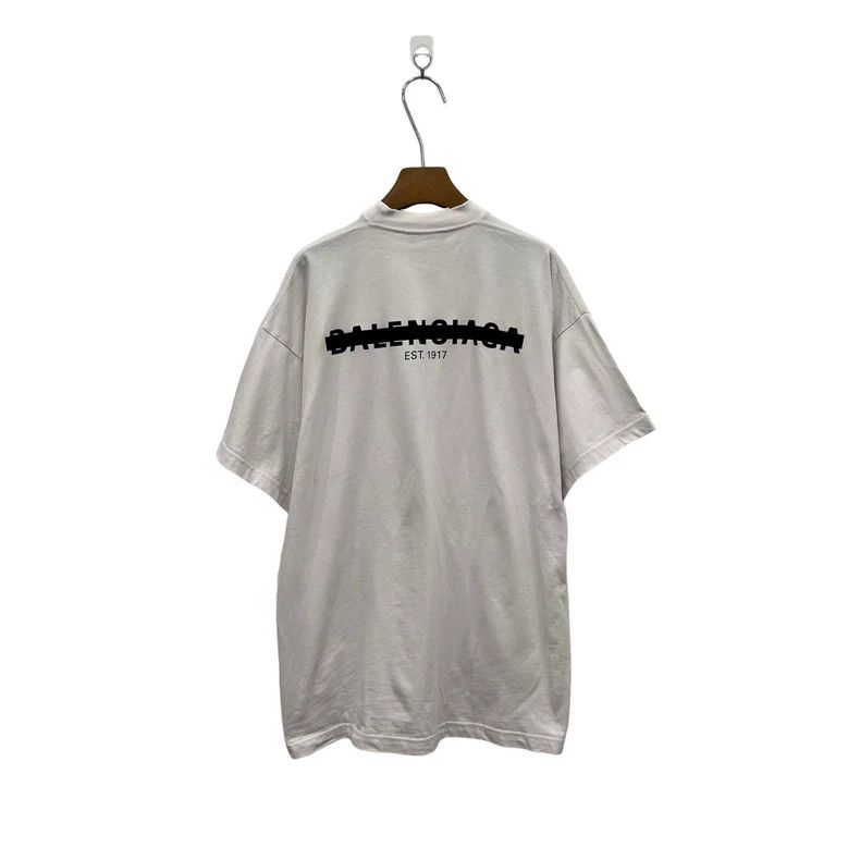 Balenciaga Balenciaga Pale pink masking tape deletions short sleeves Size US S / EU 44-46 / 1 - 1 Thumbnail