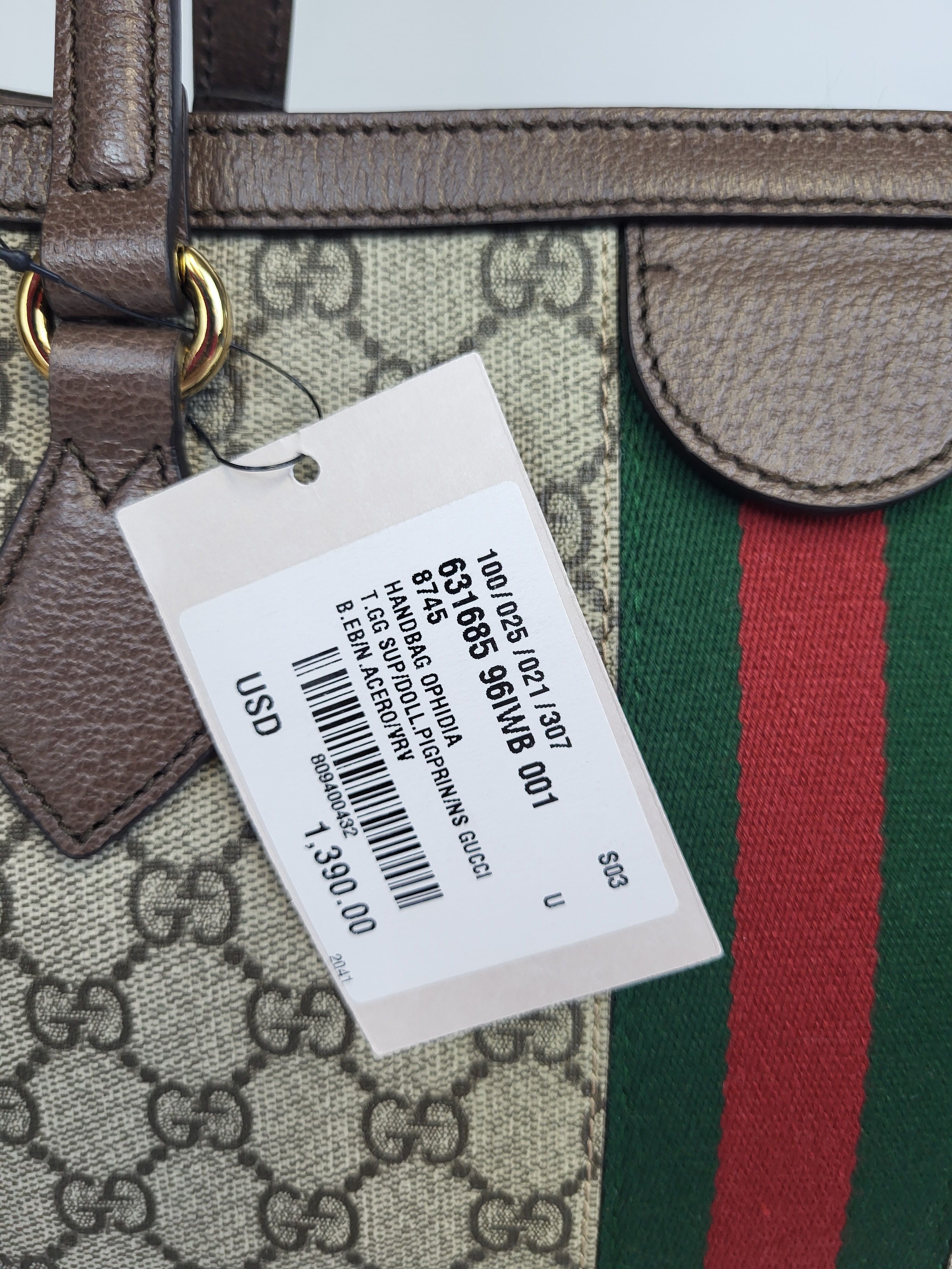 Gucci Gucci Ophidia Medium Tote Bag Monogram Canvas Size ONE SIZE - 4 Thumbnail