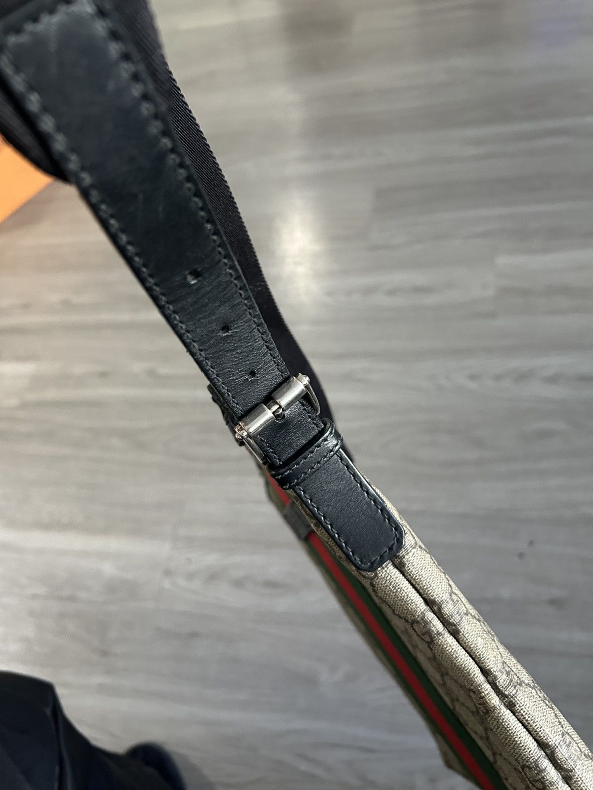 Gucci Gucci GG messenger crossbody monogram web canvas brown tan Size ONE SIZE - 4 Thumbnail
