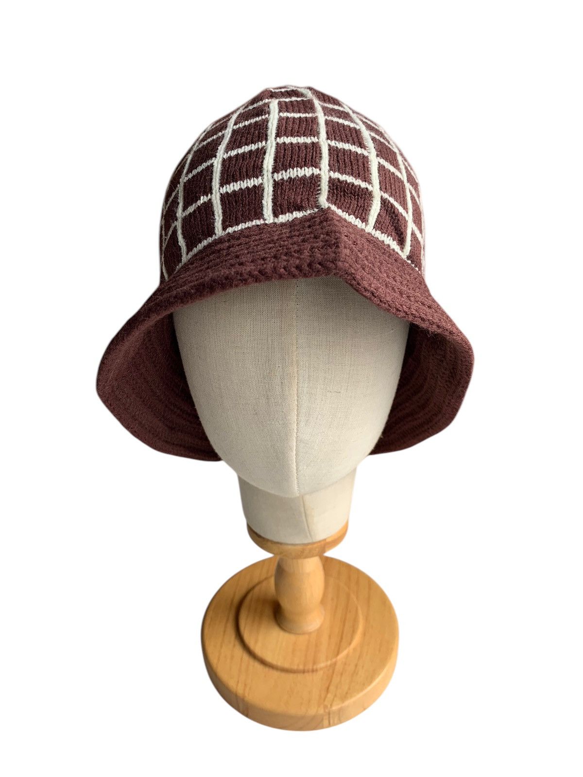 Japanese Brand × Kapital × Vintage Knitted Crochet Rare Design Bucket Hats Size ONE SIZE - 2 Thumbnail