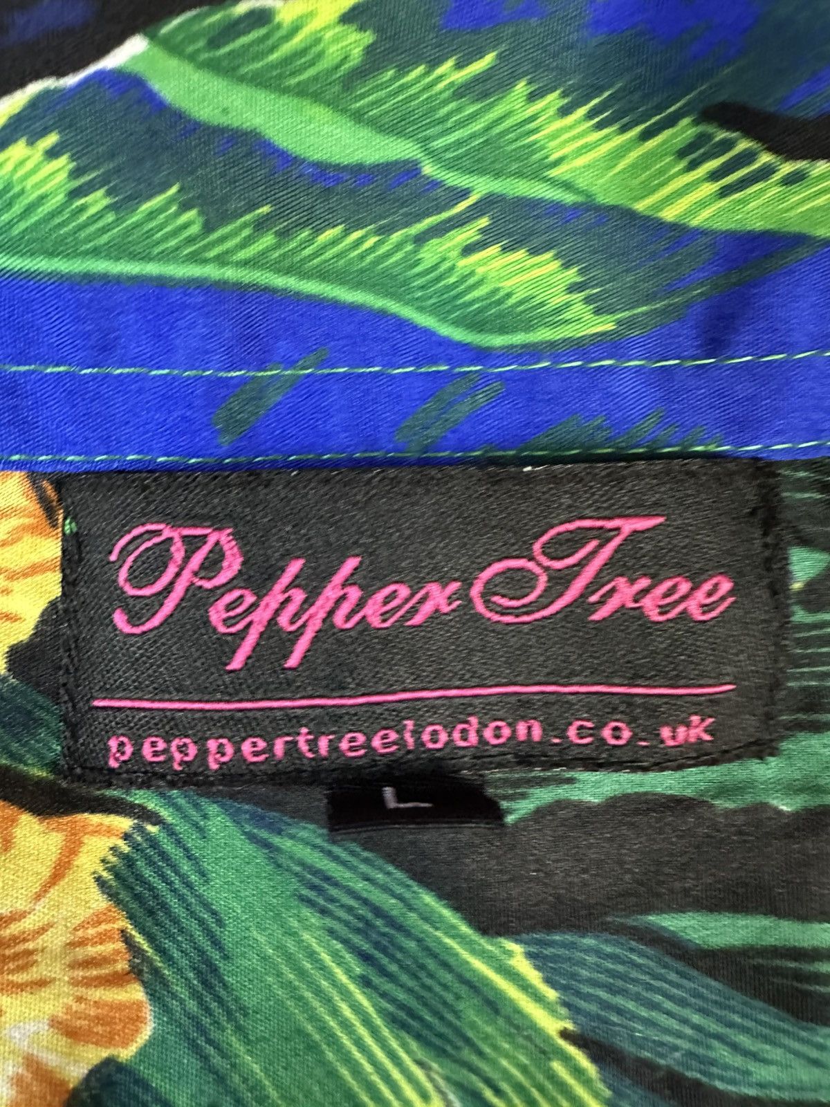 Vintage Vintage Hawaiian Shirt Tree Green Ocean Sunset Print Size US L / EU 52-54 / 3 - 7 Thumbnail