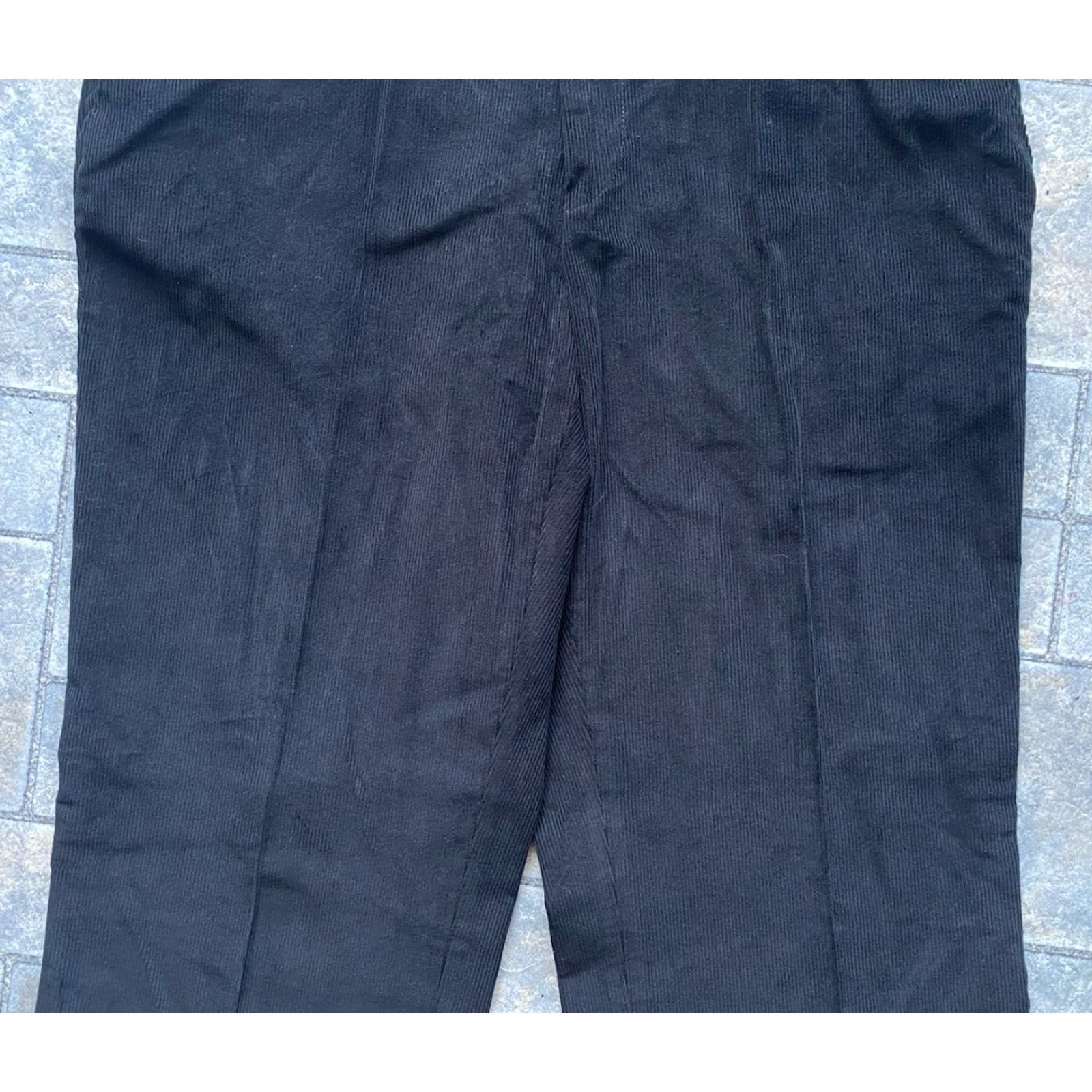 Ralph Lauren NWT Lauren Ralph Lauren Corduroy Black Pants 34x30 Men’s Flat Front Size US 34 / EU 50 - 3 Thumbnail