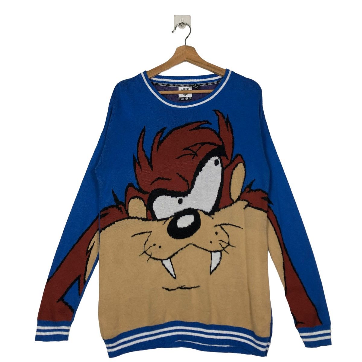 Cartoon Network VINTAGE KNIT SWEATSHIRT WARNER BROS BIG LOGO RARE DESIGN Size US M / EU 48-50 / 2 - 1 Thumbnail