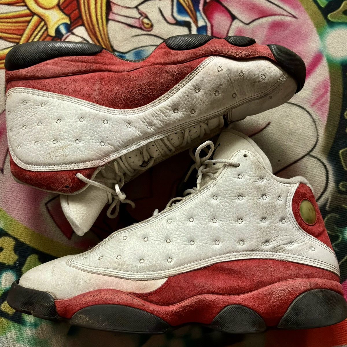 Jordan Brand Nike Air Jordan 13 Retro ‘Cherry’ 2010 Sneakers Size US 12 / EU 45 - 5 Thumbnail