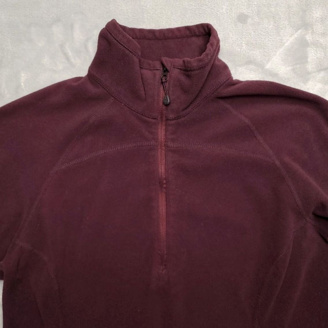 Eddie Bauer Eddie Bauer First Ascent Sweater Women S Purple 1/4 Zip Fleece Outdoors Gorp Size S / US 4 / IT 40 - 3 Thumbnail