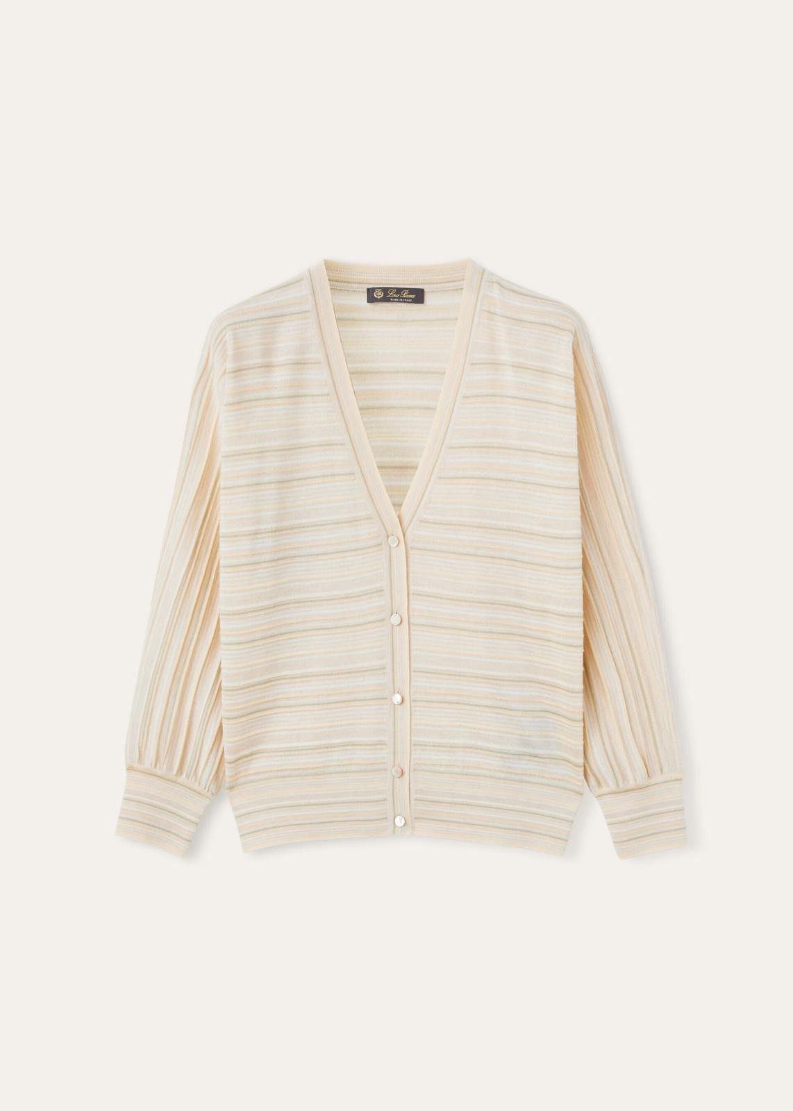Loro Piana o1srvl11e0125 FAN6225 Mogami Cardigan in Multicolor Size S / US 4 / IT 40 - 1 Thumbnail