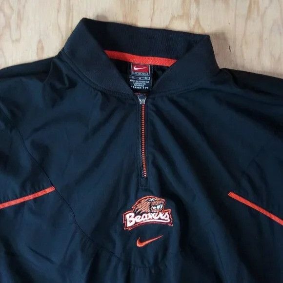 NCAA × Nike × Vintage Vintage Nike Oregon State Beavers Pullover Windbreaker Size US M / EU 48-50 / 2 - 1 Thumbnail