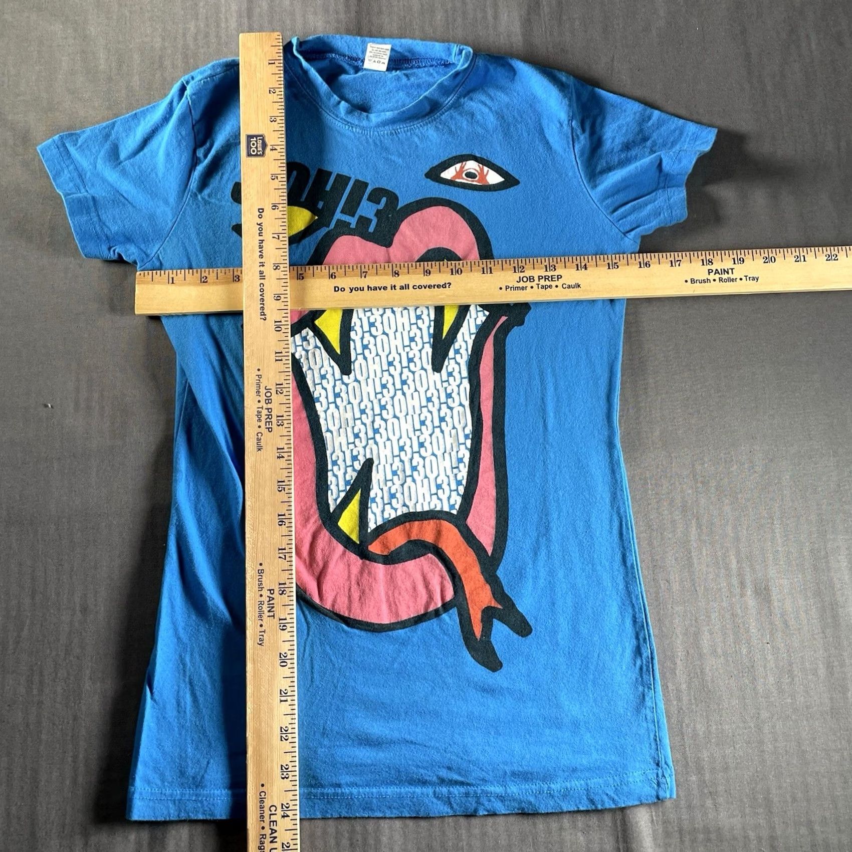 Logo 7 VINTAGE 3OH!3 T-Shirt Small S Blue Concert Tour 2007 Crunk 303 Logo Band Womens Shirts Size S / US 4 / IT 40 - 7 Thumbnail