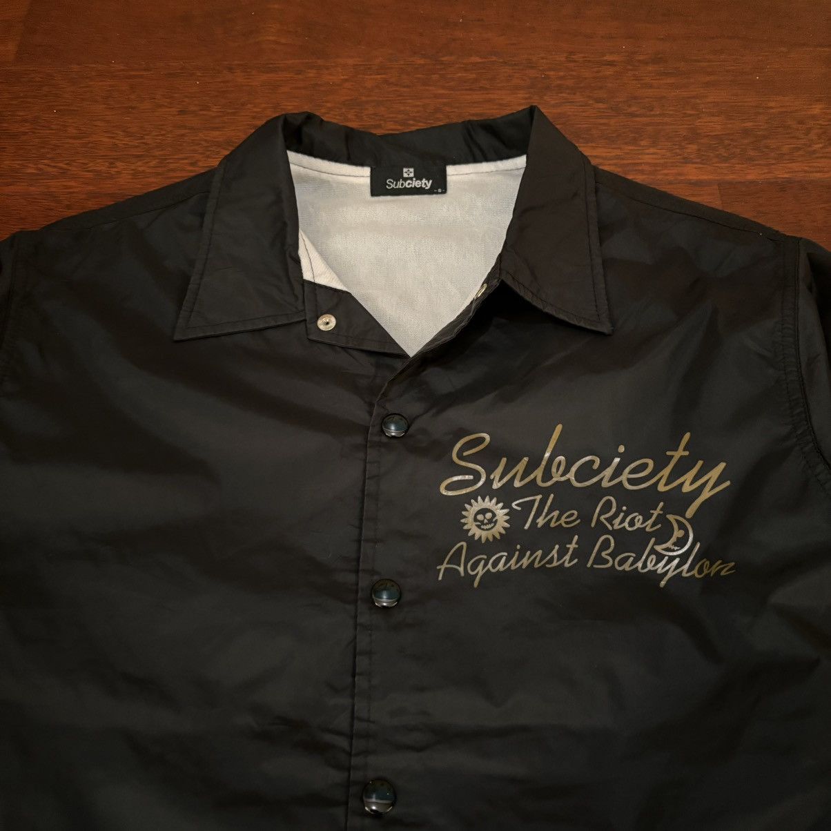 Japanese Brand ⚡️BUY NOW⚡️ Subciety The Riot Against Babylon Coach Jacket Size US S / EU 44-46 / 1 - 2 Thumbnail