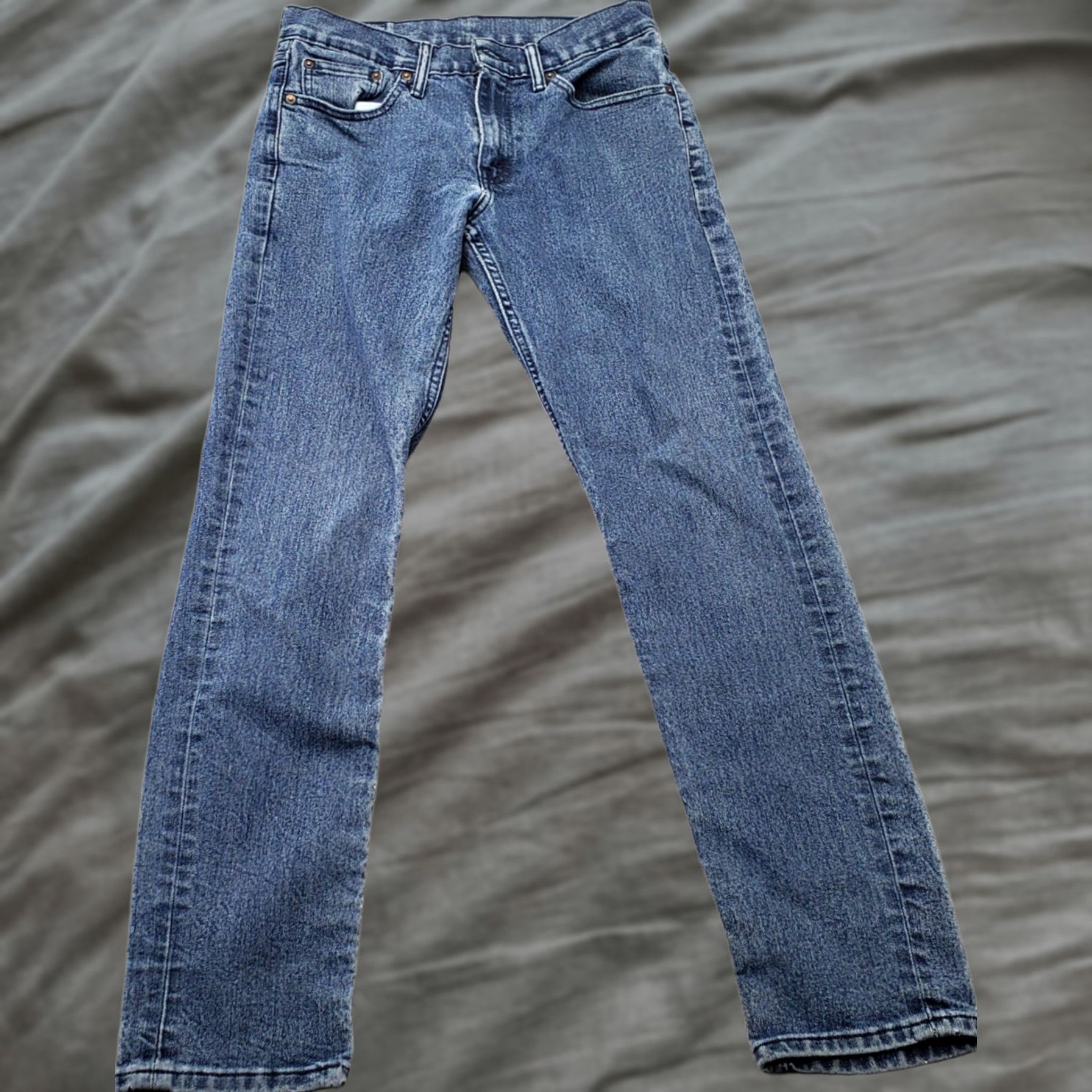Levi's Levi's 511 Skinny Jeans Mens 30x32 Blue Denim Medium Wash Streetwear Red Tab - Mens Size 30 - 5-Pocket Denim Jeans Size US 30 / EU 46 - 1 Thumbnail