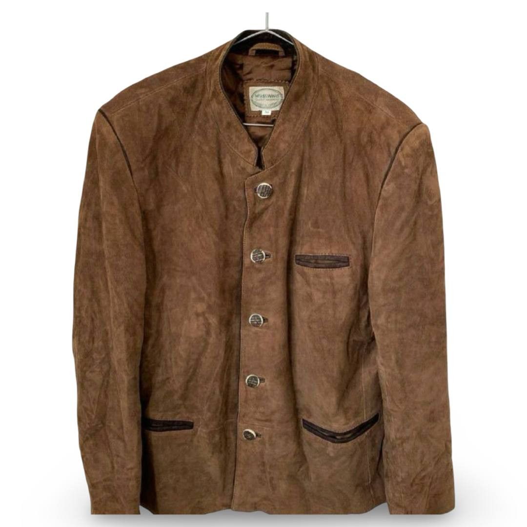 Leather Leather Trachten JKT 'Wild Wald' #1022 Size US L / EU 52-54 / 3 - 1 Thumbnail