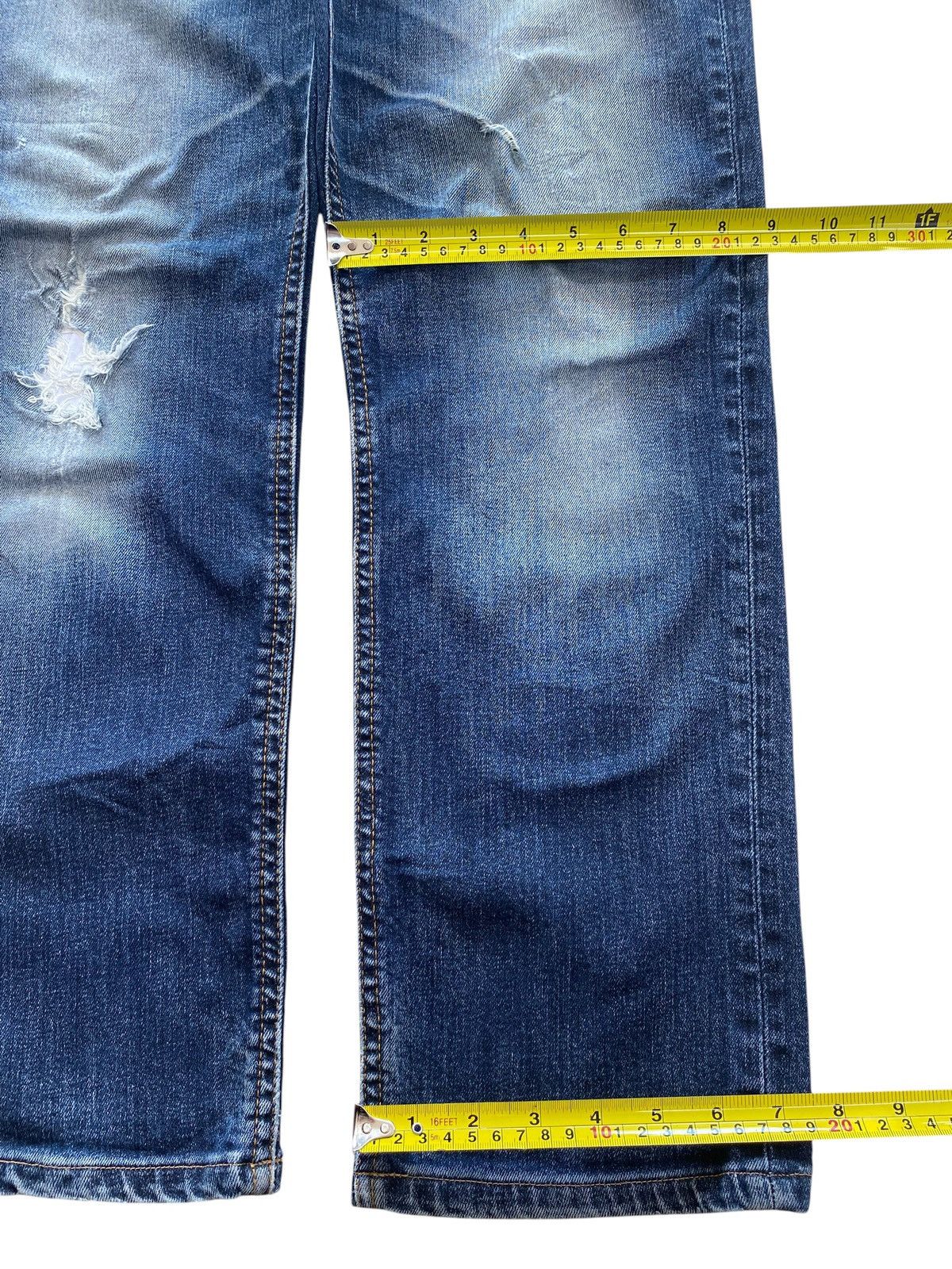 Levi's Vintage Levi’s 541 Acid Dark Faded Wash Style Ripped Jeans Size US 34 / EU 50 - 8 Thumbnail
