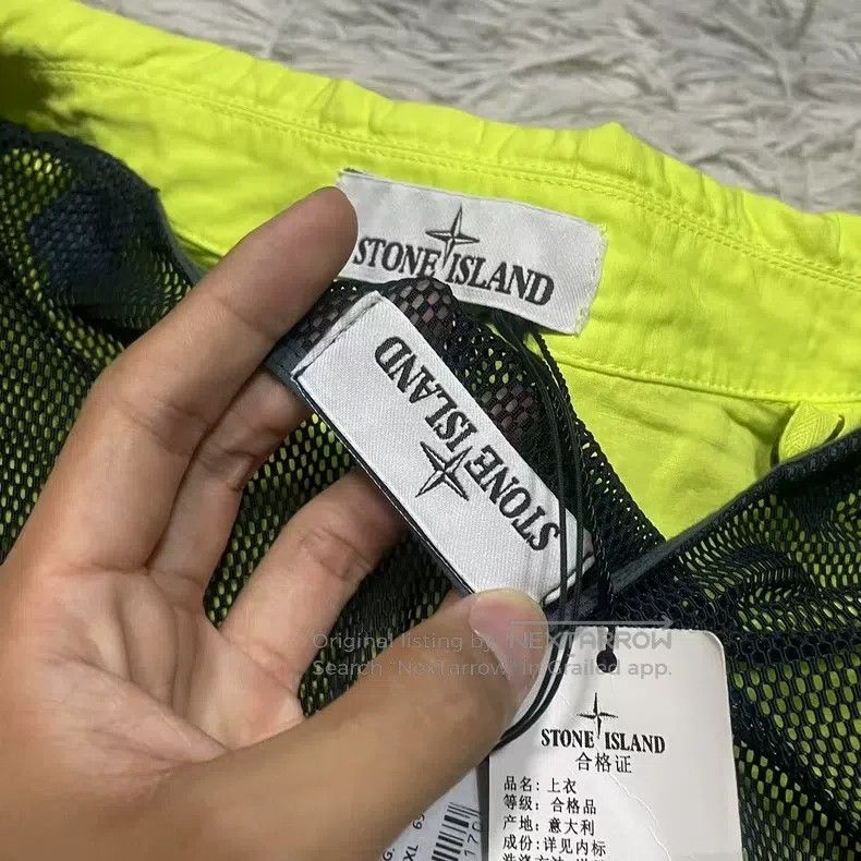 Stone Island Stone Island Short Sleeve Shirt Jacket with Mesh Vest Insi Size US XXL / EU 58 / 5 - 9 Thumbnail