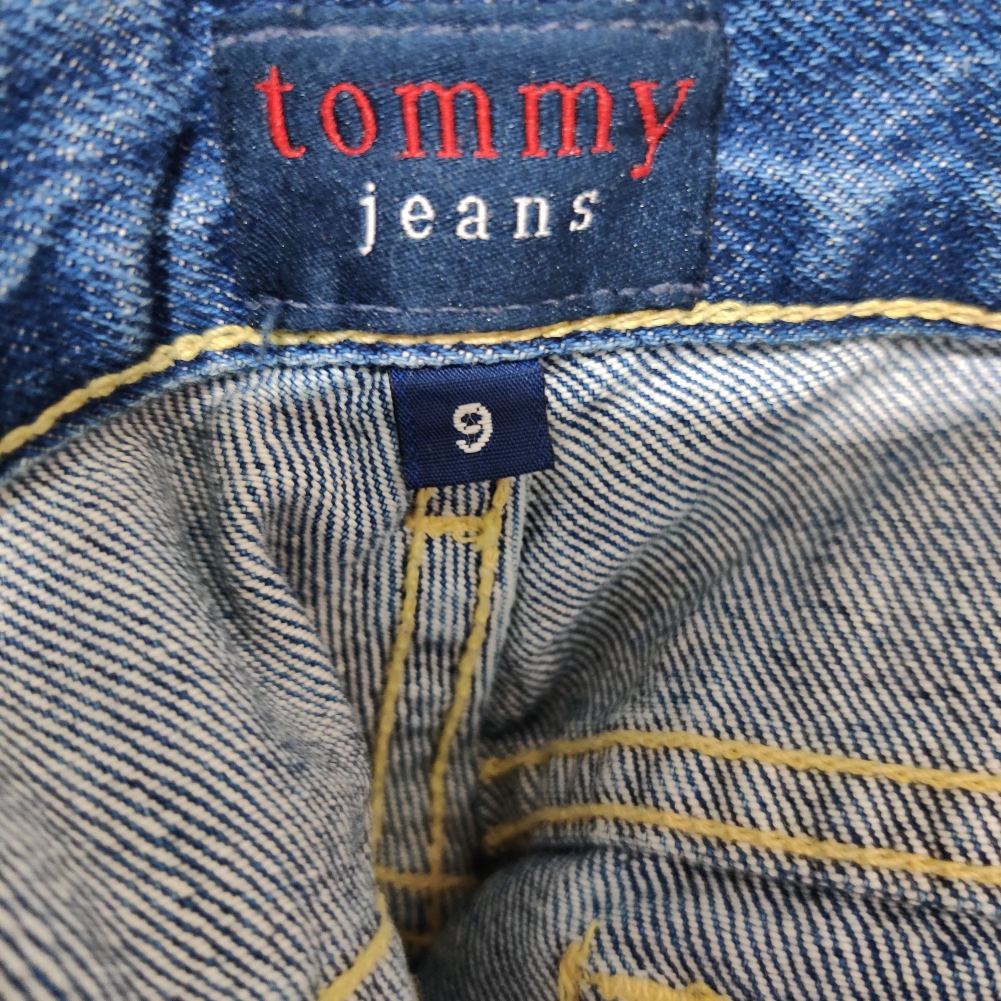 Tommy Jeans Vintage Womens Tommy Jeans Juniors Straight Leg High Rise De Size 31" - 8 Thumbnail