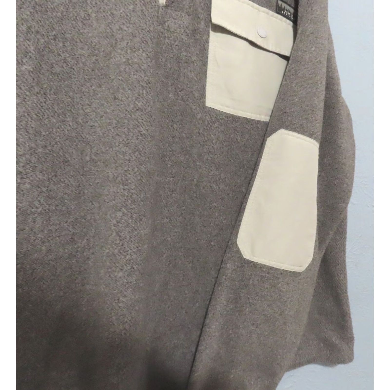 Vintage Simply Southern Gray Pullover Men’s Large 1/4 Snap Fleece Long Sleeve Top Pocket Sweatshirt Mock Neck Size US L / EU 52-54 / 3 - 6 Thumbnail