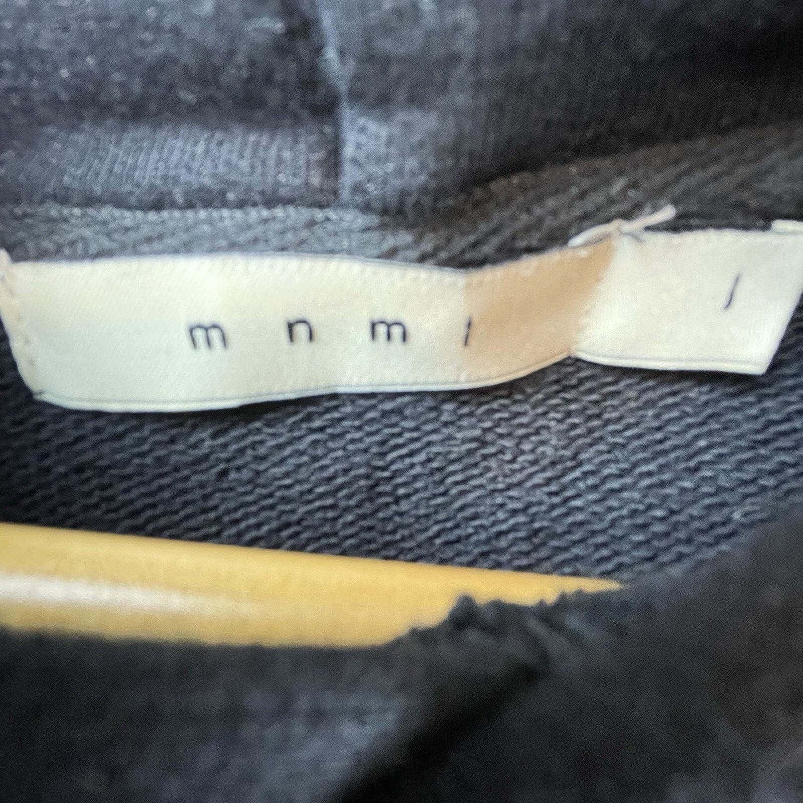MNML MNML Hoodie Mens Large Black Zip Kangaroo Pocket Modern Size US L / EU 52-54 / 3 - 3 Thumbnail