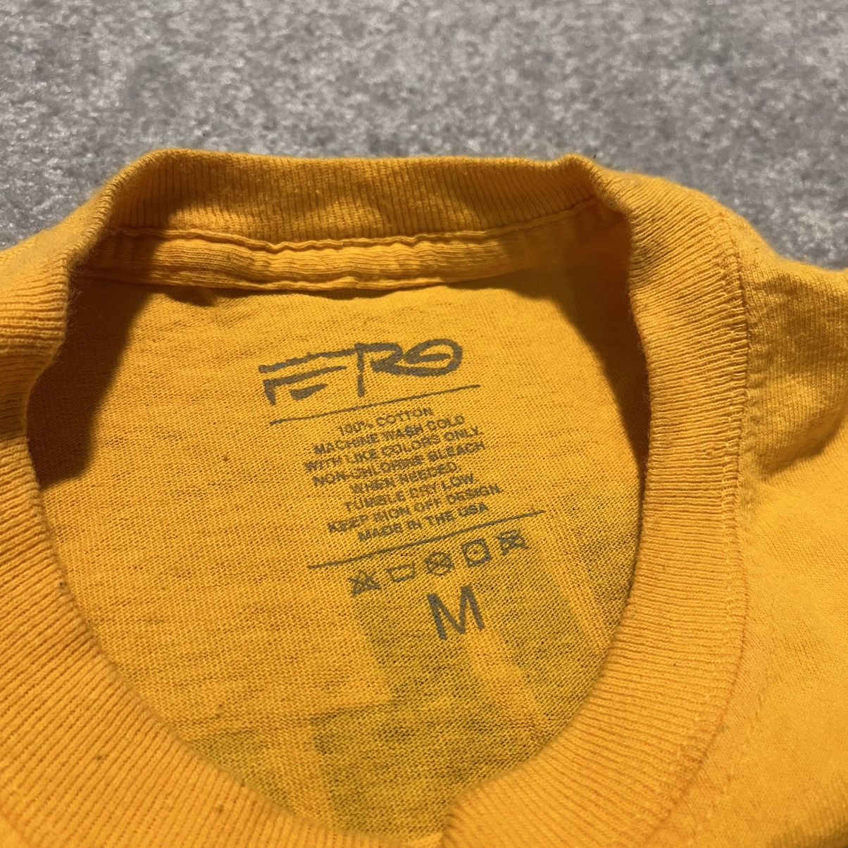 A$AP Rocky ASAP Ferg Mad Man 2018 Tour Rap Logo Longsleeve T Shirt Gold Size US M / EU 48-50 / 2 - 7 Thumbnail