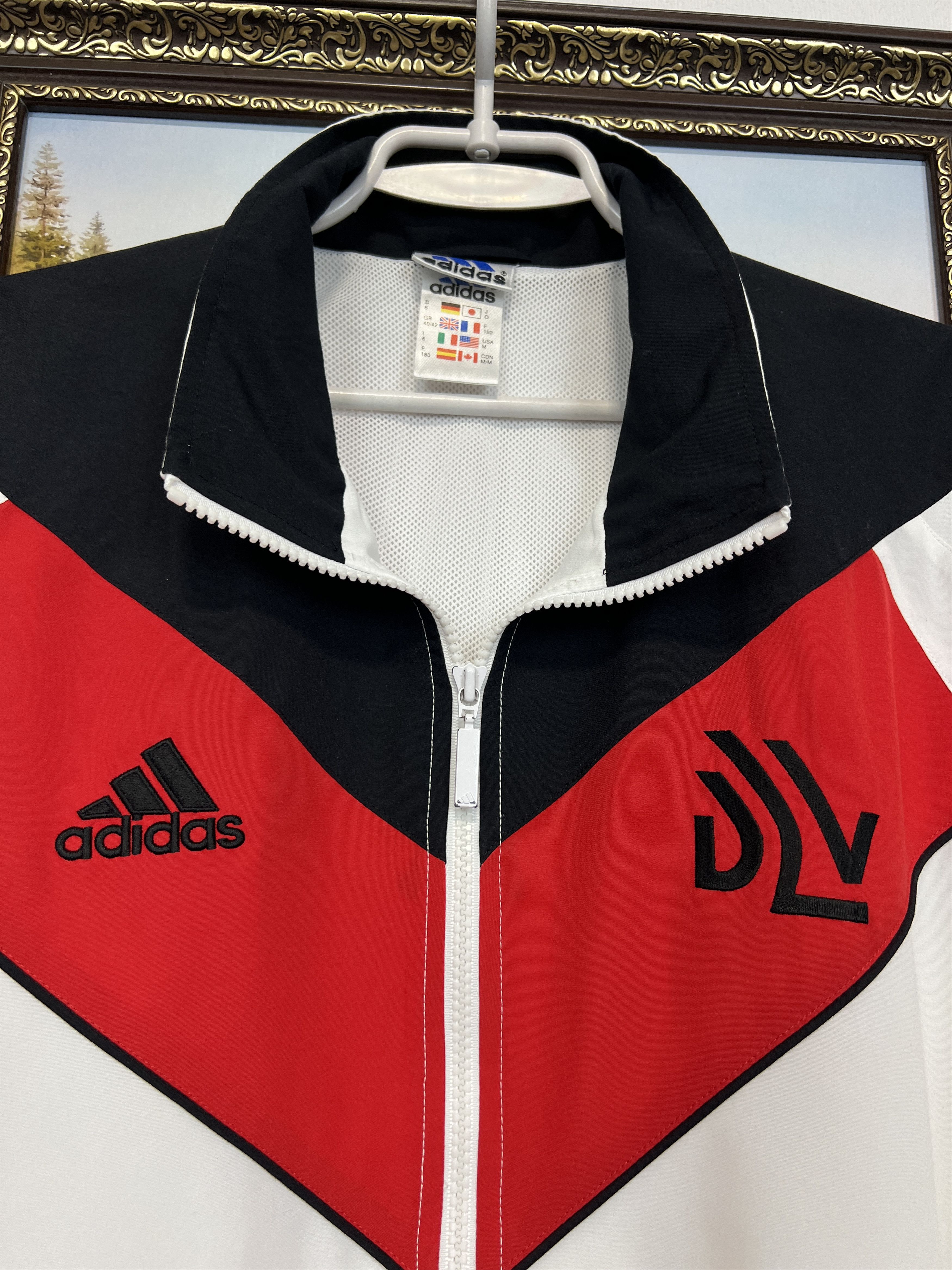 Adidas Vintage Adidas Germany Olympics Nagano Jacket Track Top Rare Size US M / EU 48-50 / 2 - 3 Thumbnail
