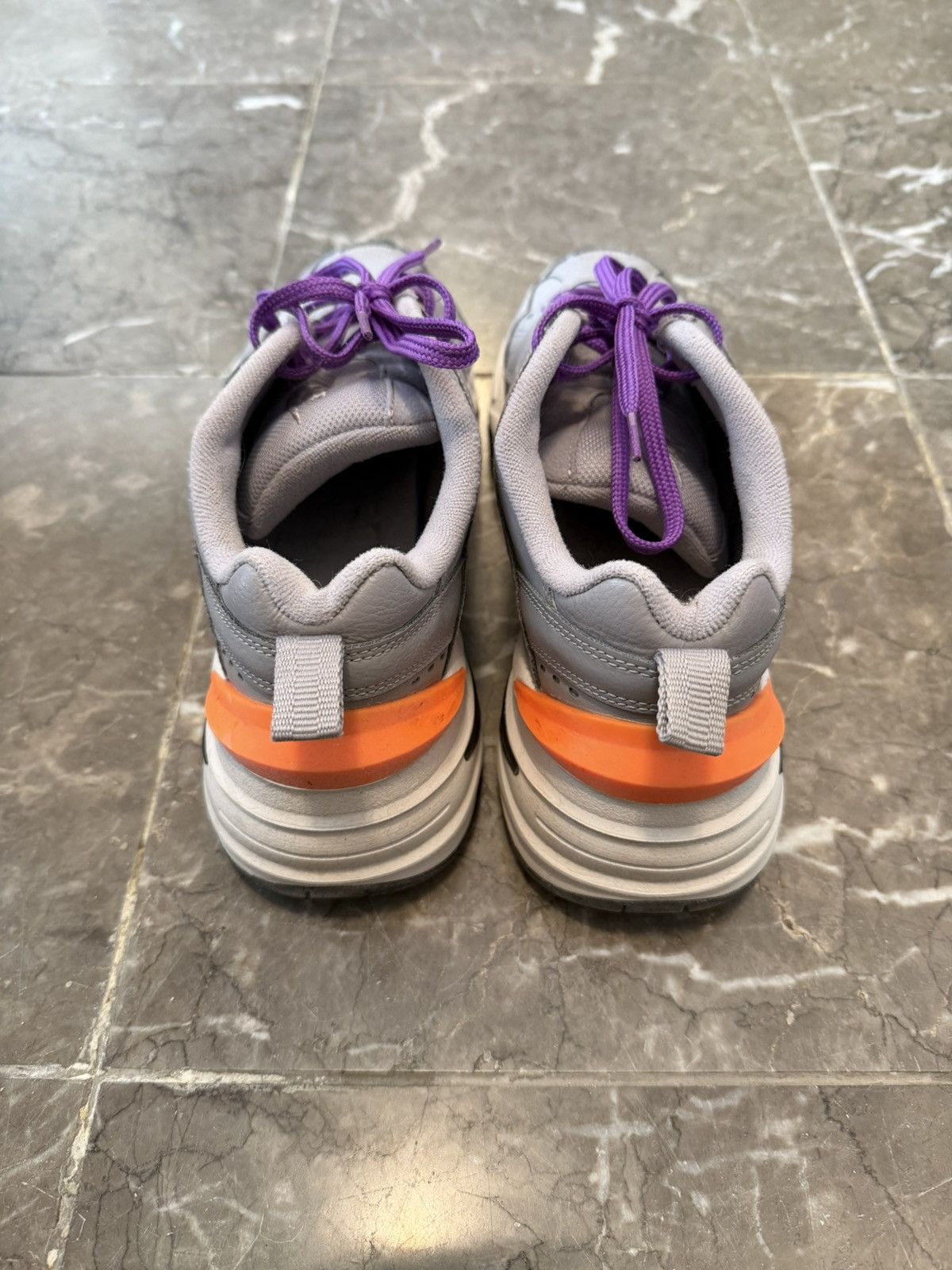 Nike Nike M2K Tekno Grey Orange Sneakers Size US 8 / EU 41 - 4 Thumbnail