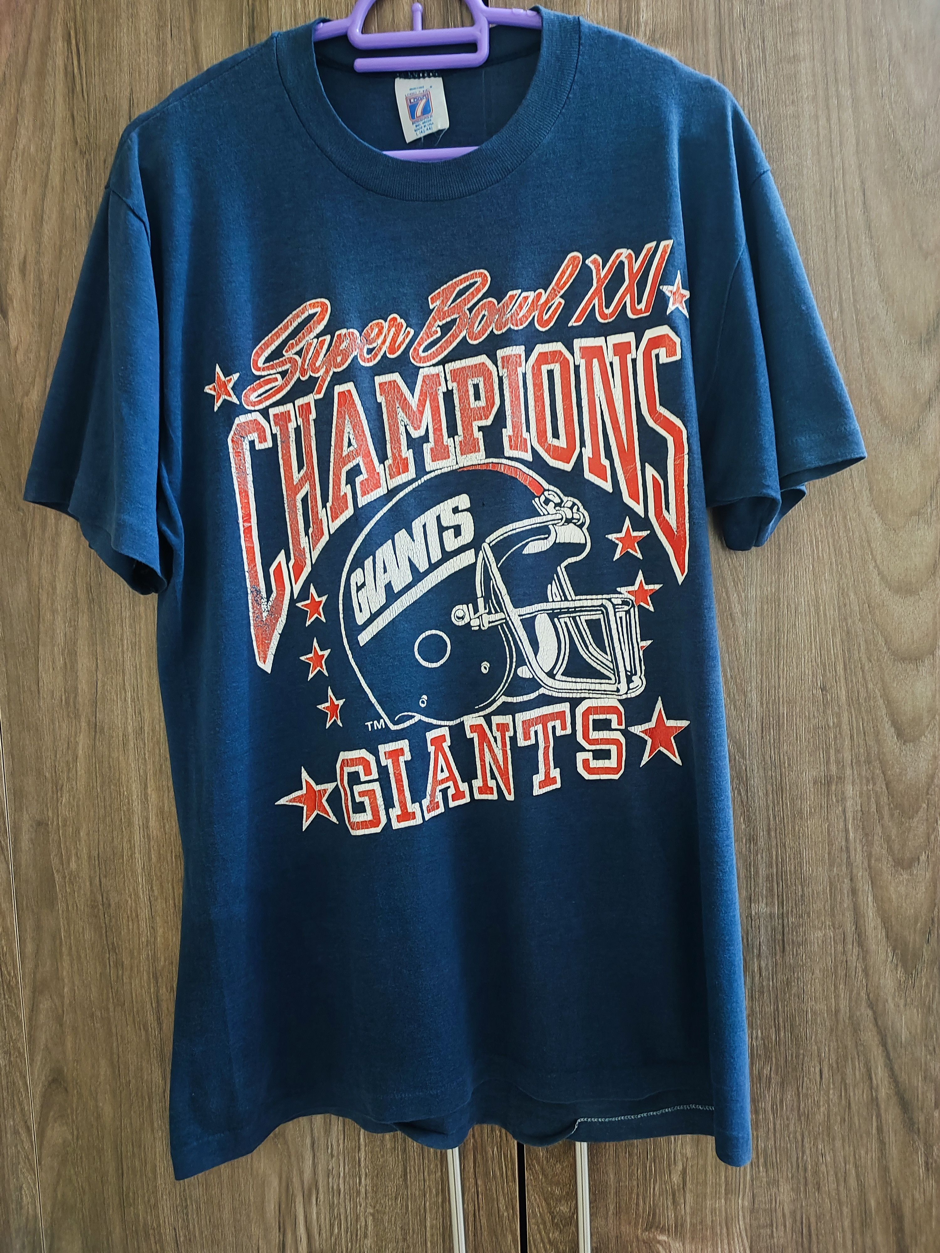 Vintage 80’s Super Bowl XX1 Championship Giants T-Shirt