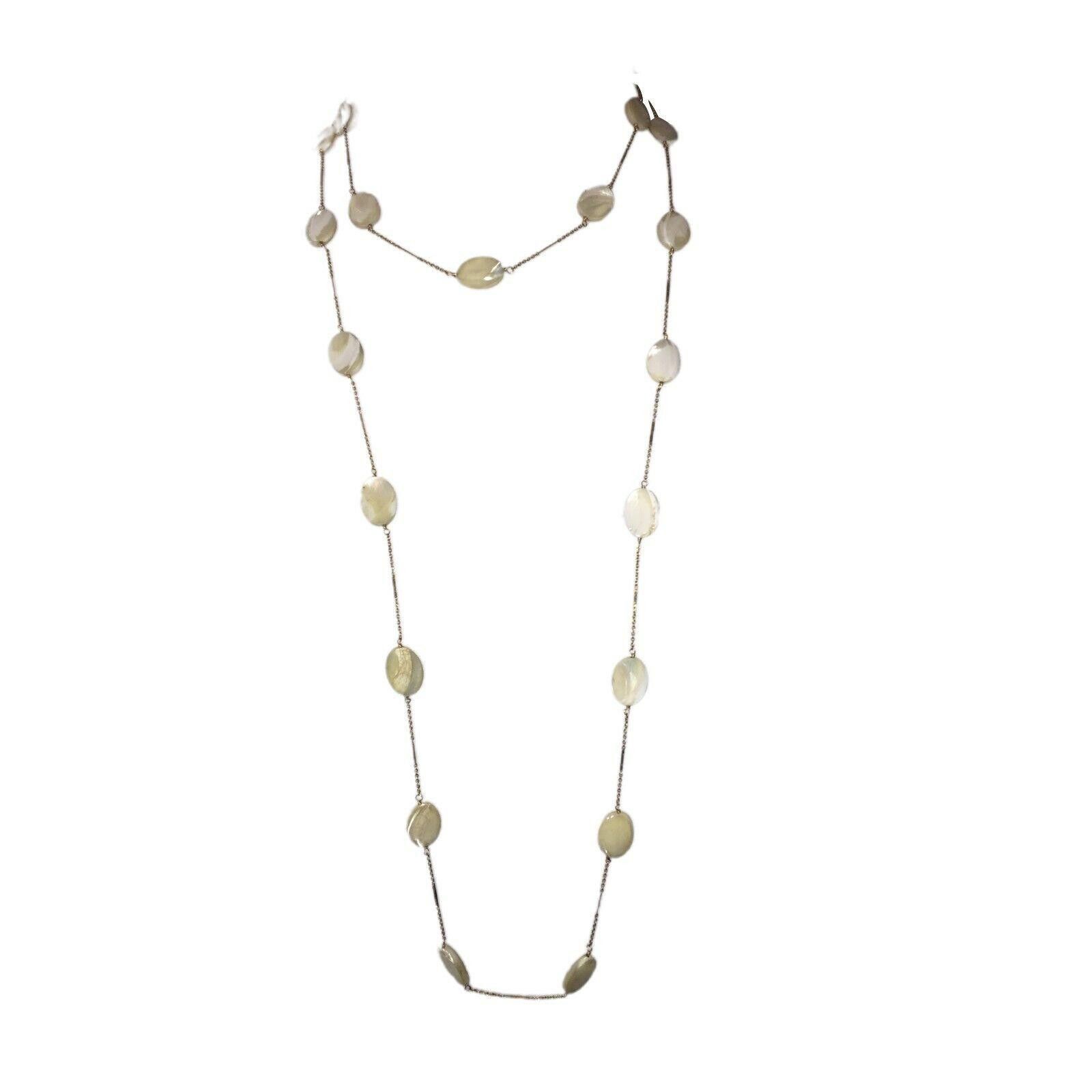 Designer Artisan Reconstructed Gold Filled Shell Flapper Necklace Size ONE SIZE - 3 Thumbnail