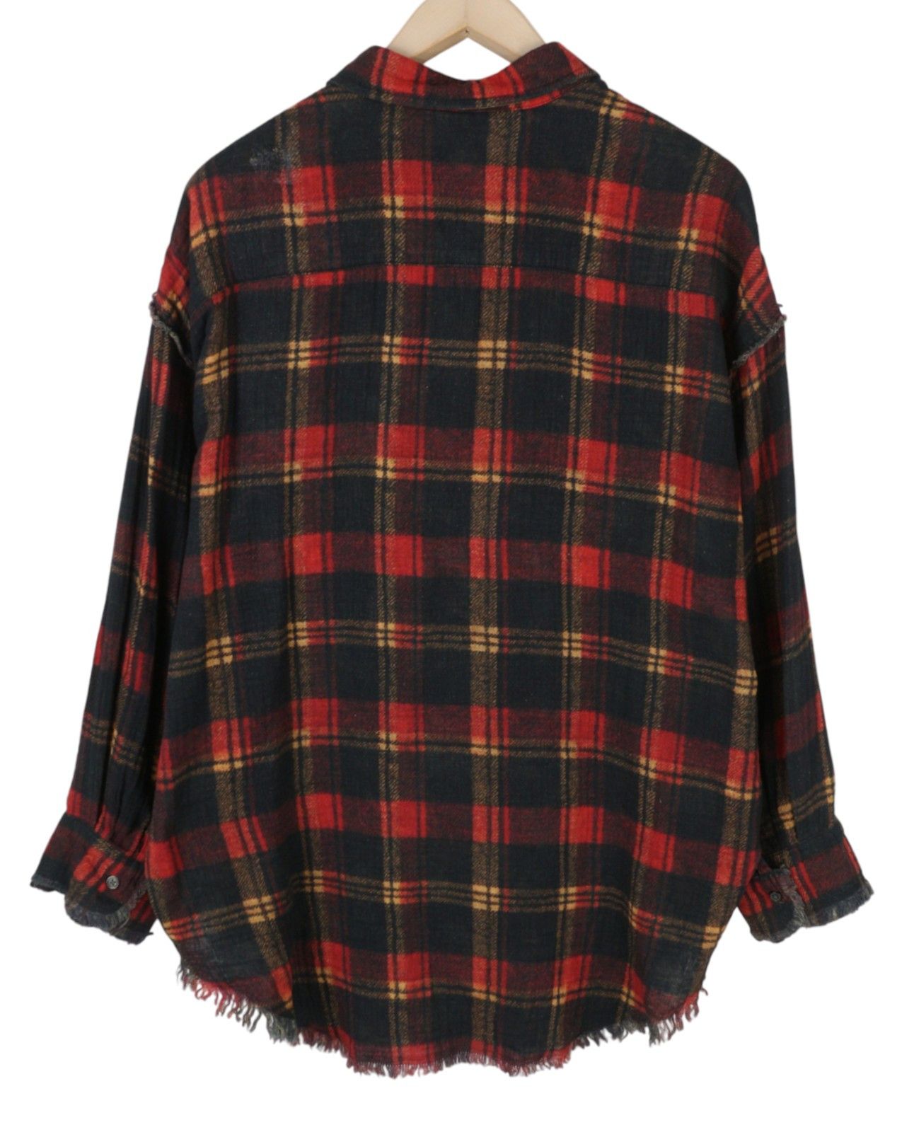 R13 REVERSIBLE DROP NECK XS Patterned Oversize Distress 86778 Size XS / US 0-2 / IT 36-38 - 2 Thumbnail