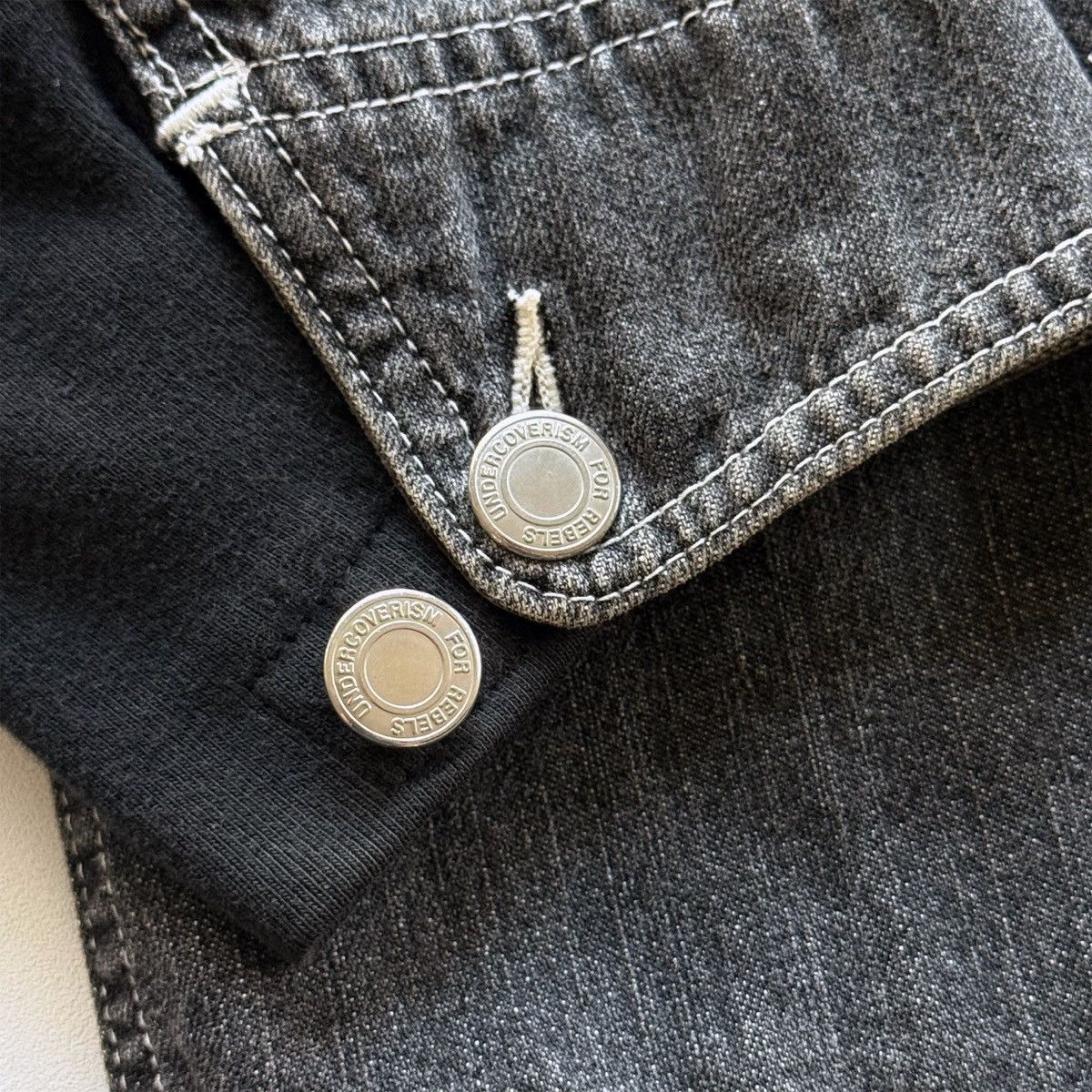 Undercover AW03 Paper Doll Hybrid Reconstructed Denim Chore Jacket Size US M / EU 48-50 / 2 - 11 Thumbnail