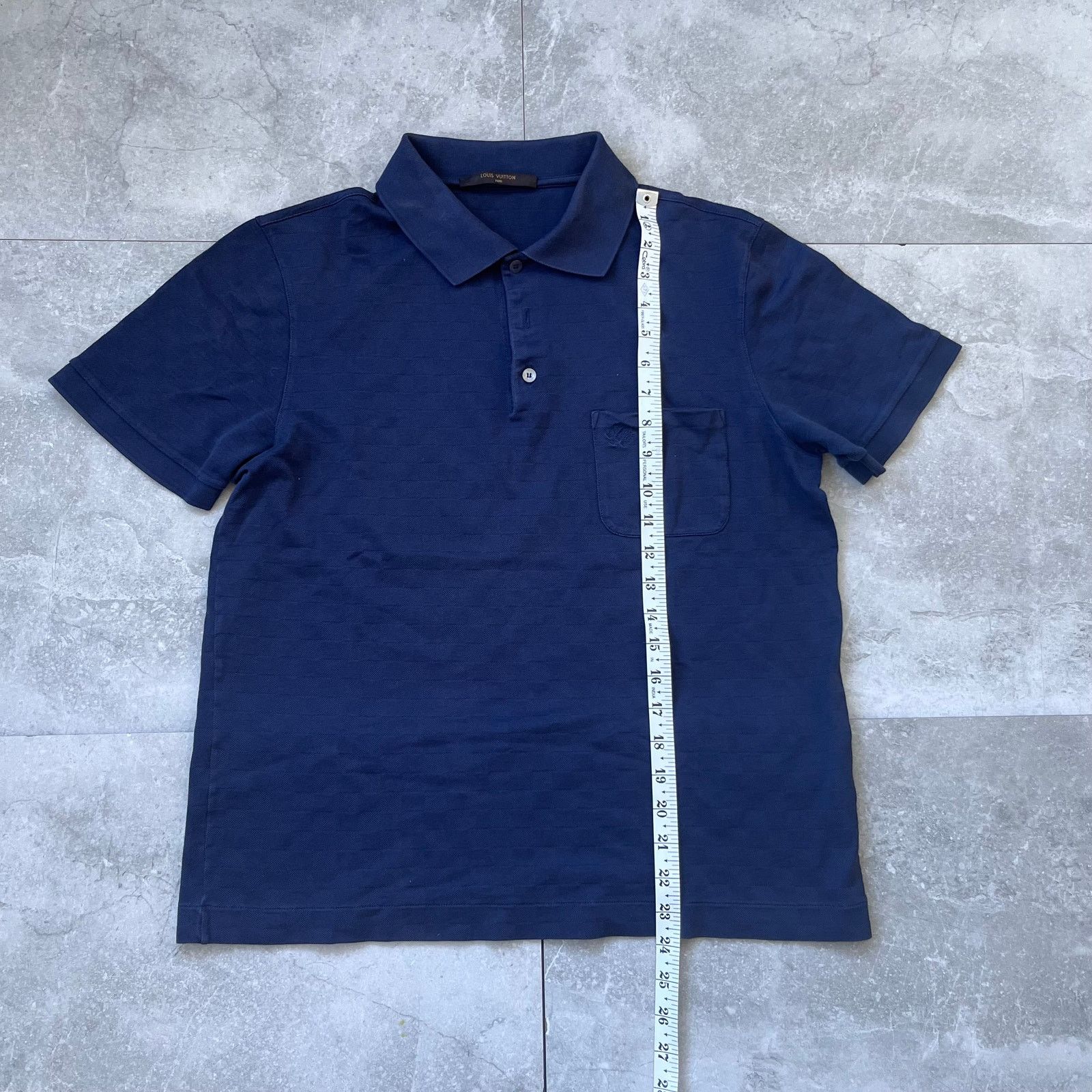 Louis Vuitton Louis Vuitton Men’s Blue Monogram Polo Shirt – Size L Size US L / EU 52-54 / 3 - 8 Thumbnail