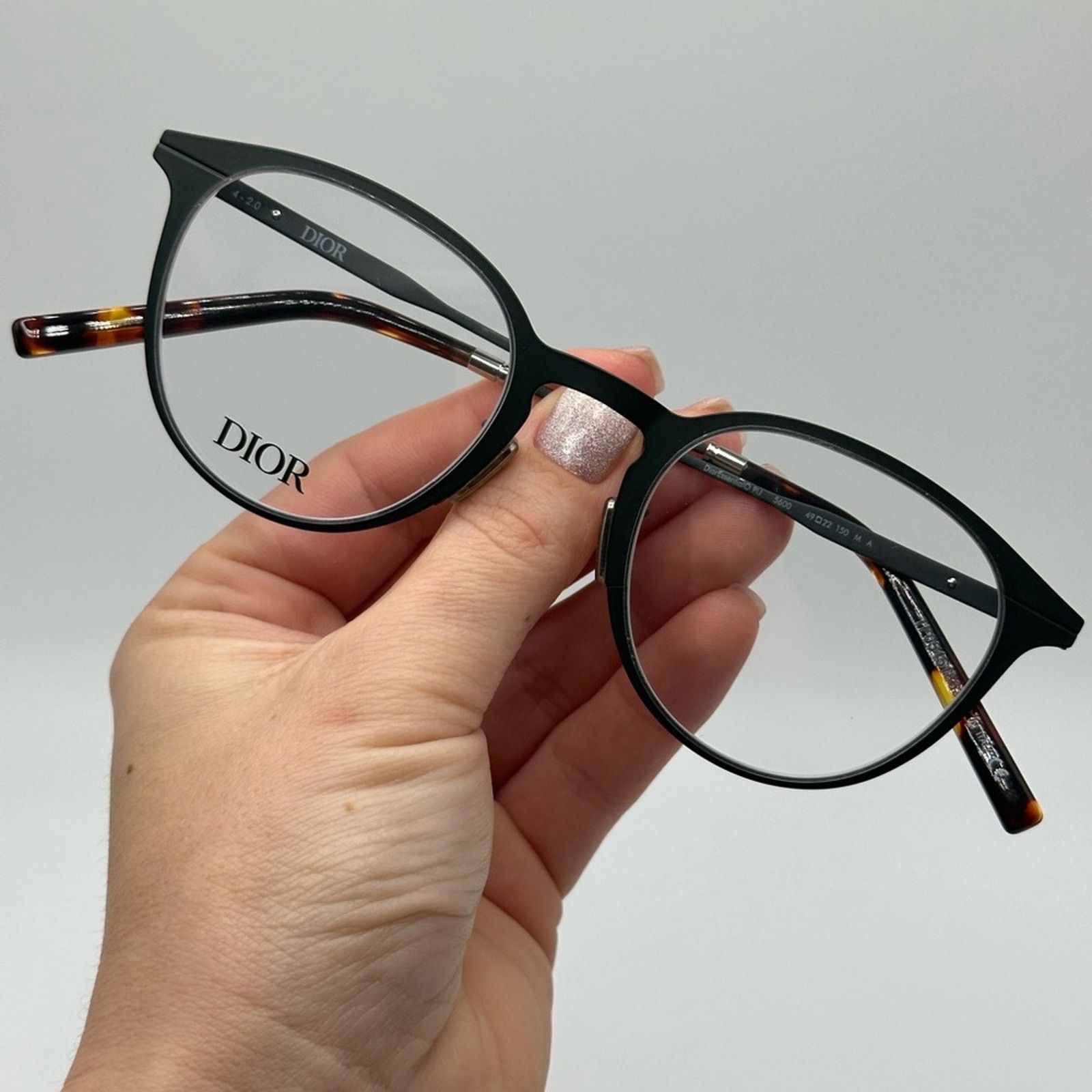 Dior NEW Dior Eyeglasses DiorEssentialO RU 5600 Men Matte Black Size ONE SIZE - 10 Thumbnail