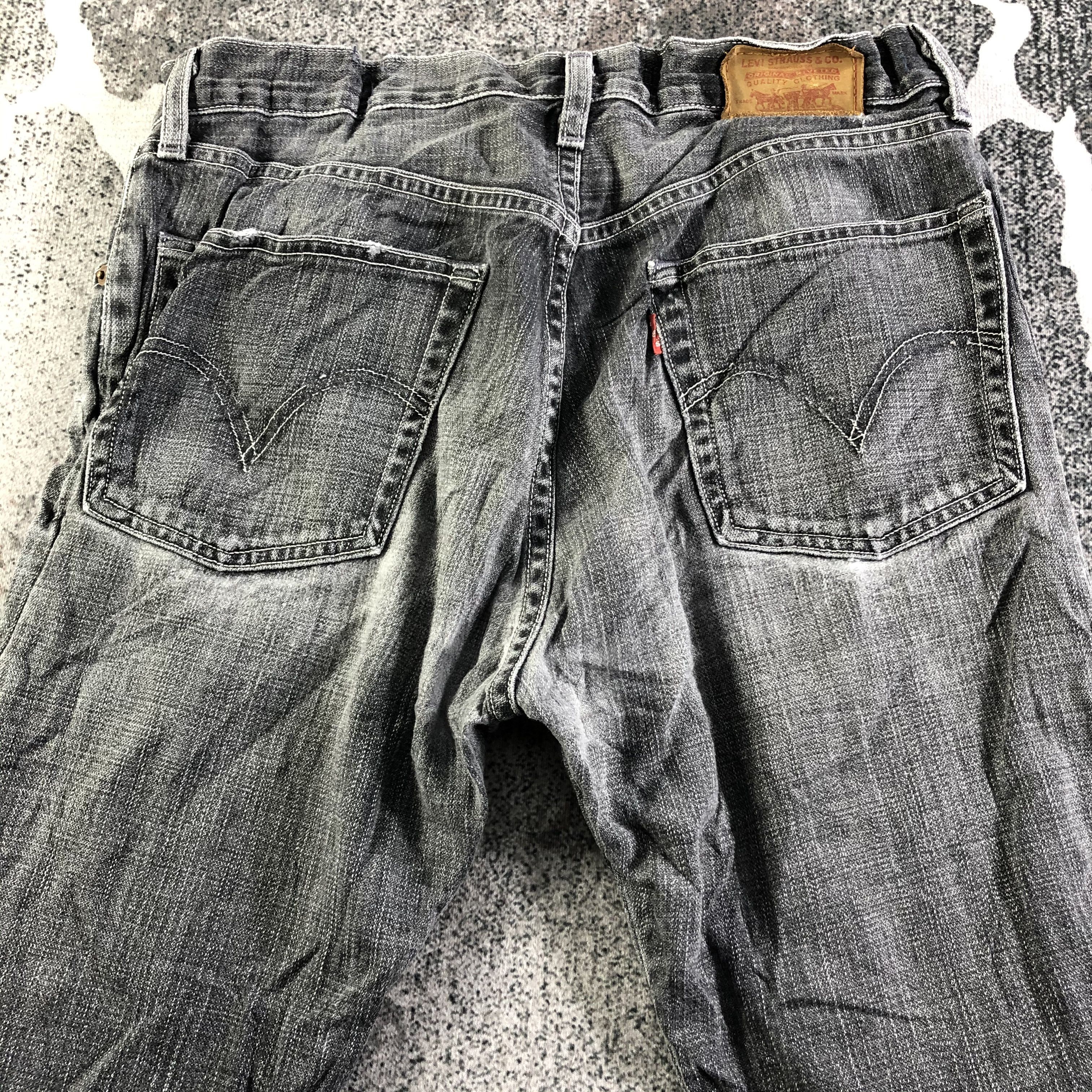 Levi's Vintage Levis 503 Jeans Ripped Denim KJ3056 Size US 31 - 4 Thumbnail