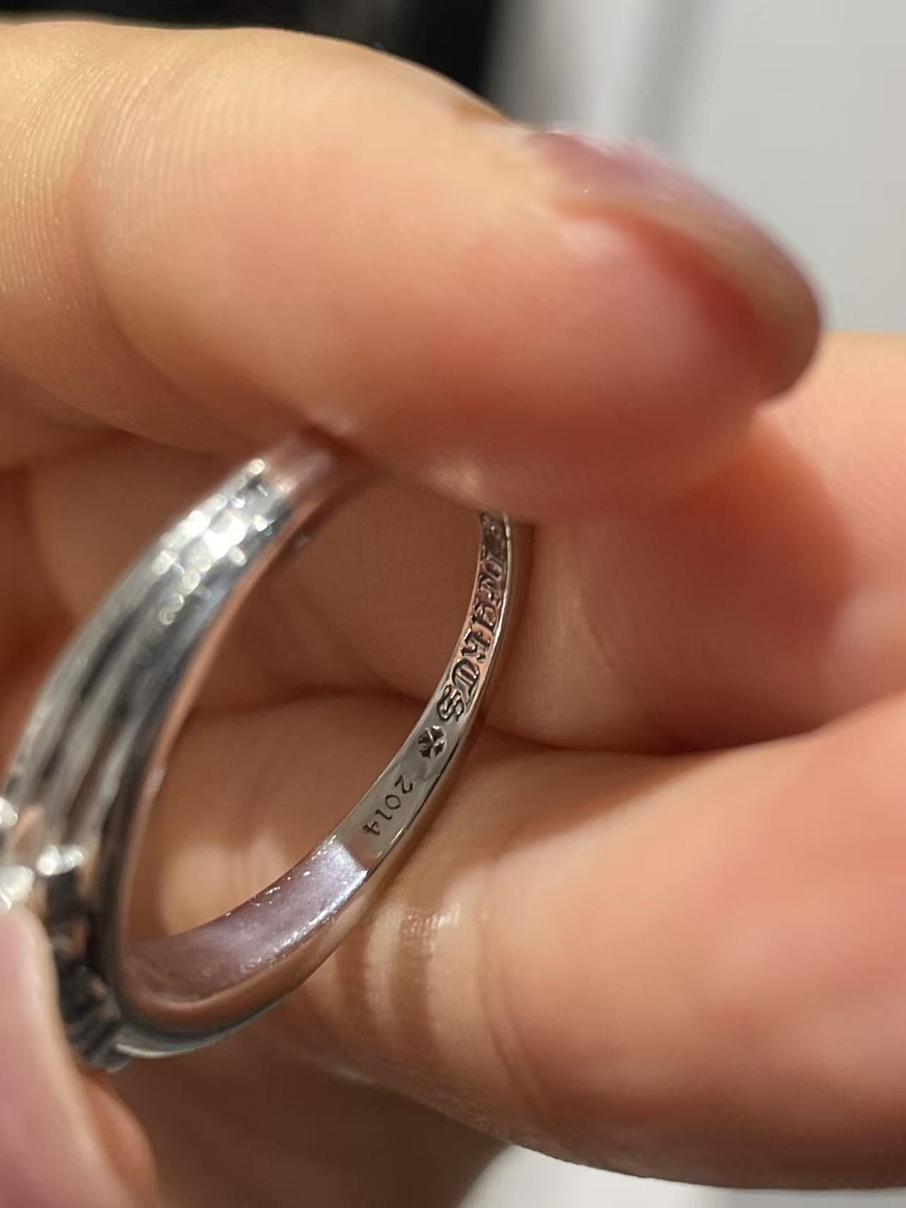 Chrome Hearts Chrome Hearts 18K White Gold Diamonds Baby Dagger Ring Size ONE SIZE - 13 Thumbnail