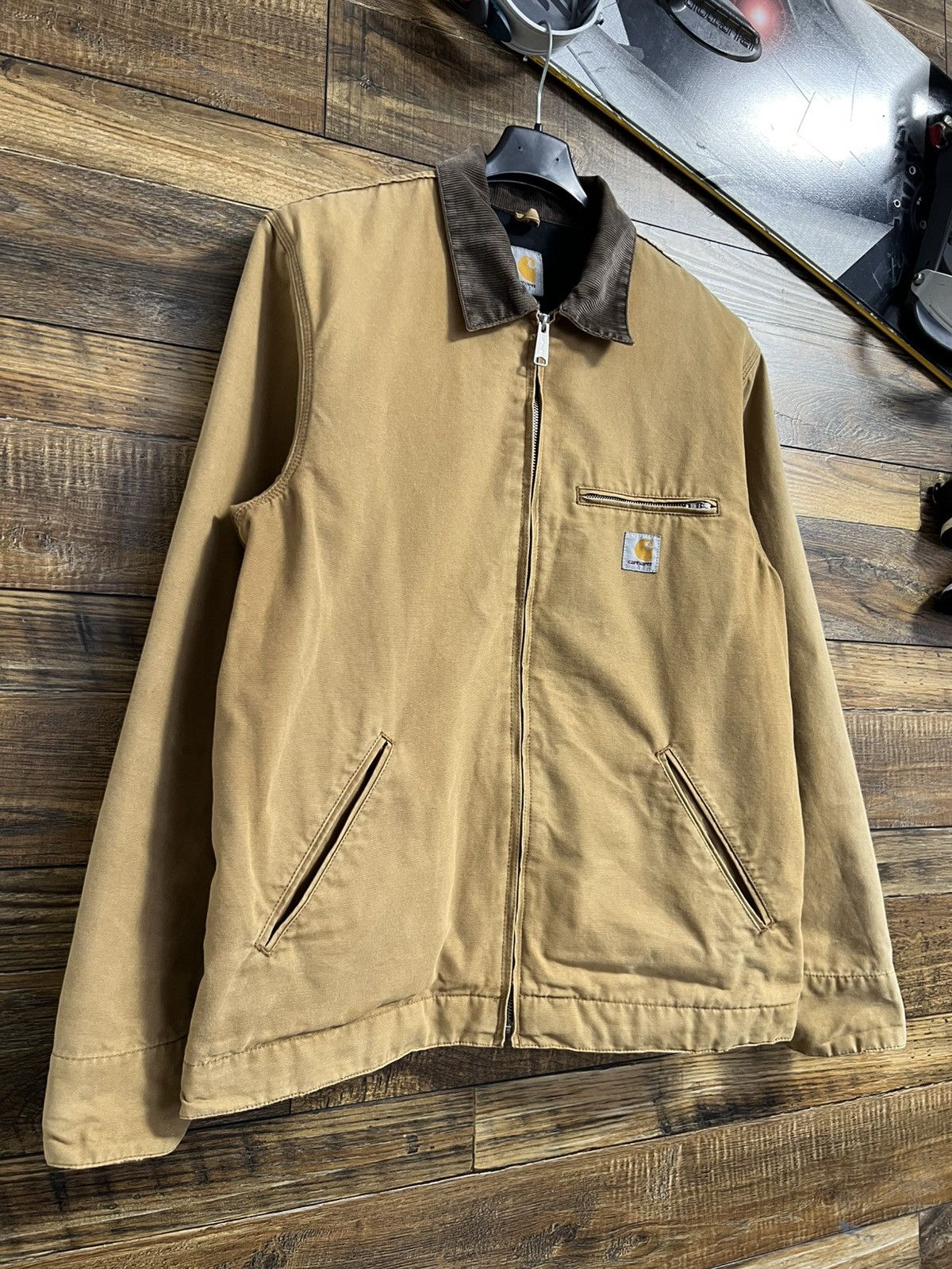 Carhartt CARHARTT DETROIT Jacket Vintage y2k FADED THRASHED Size US XL / EU 56 / 4 - 4 Thumbnail