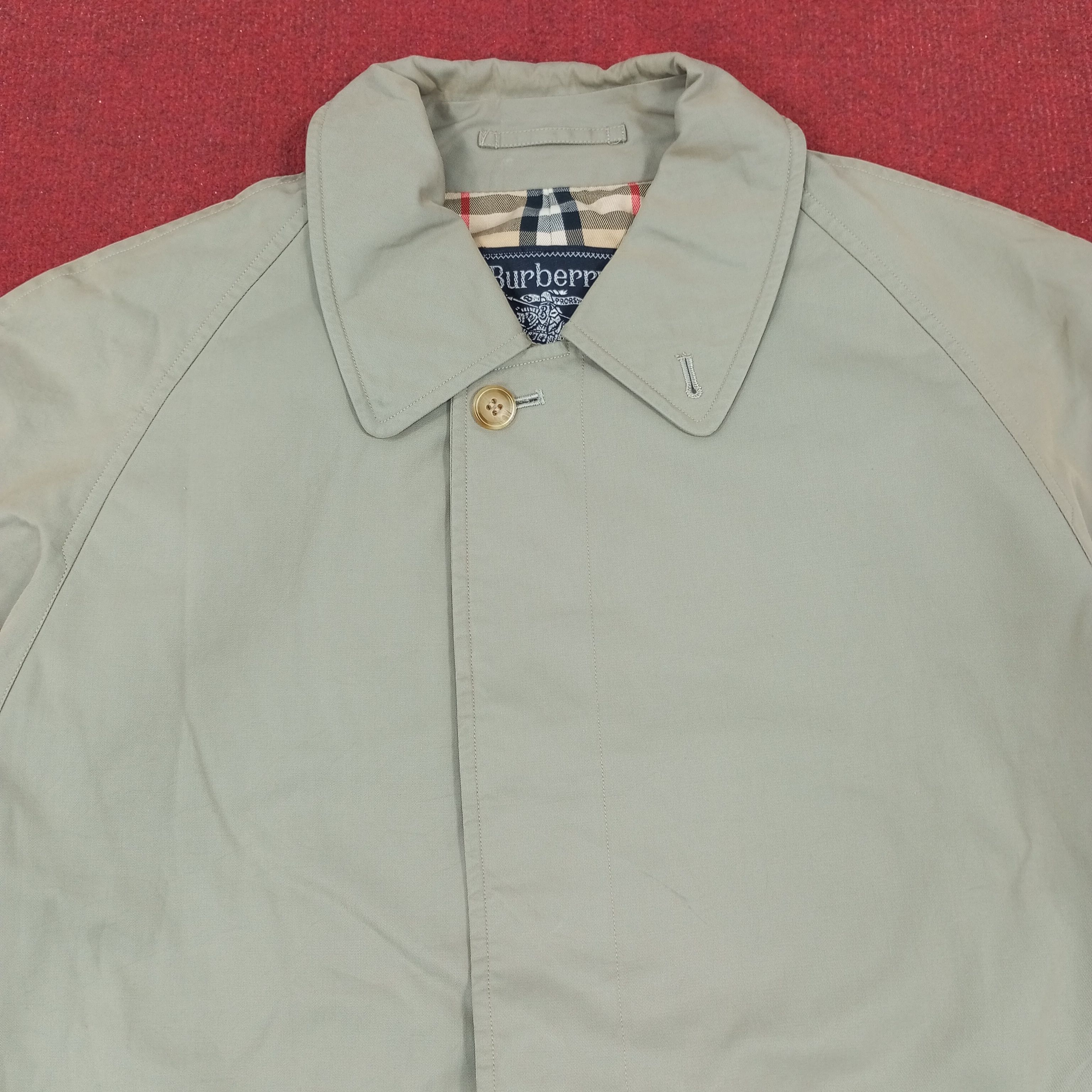 Burberry × Vintage Burberrys Fashion Brand Trench Coat Jacket Size US L / EU 52-54 / 3 - 2 Thumbnail
