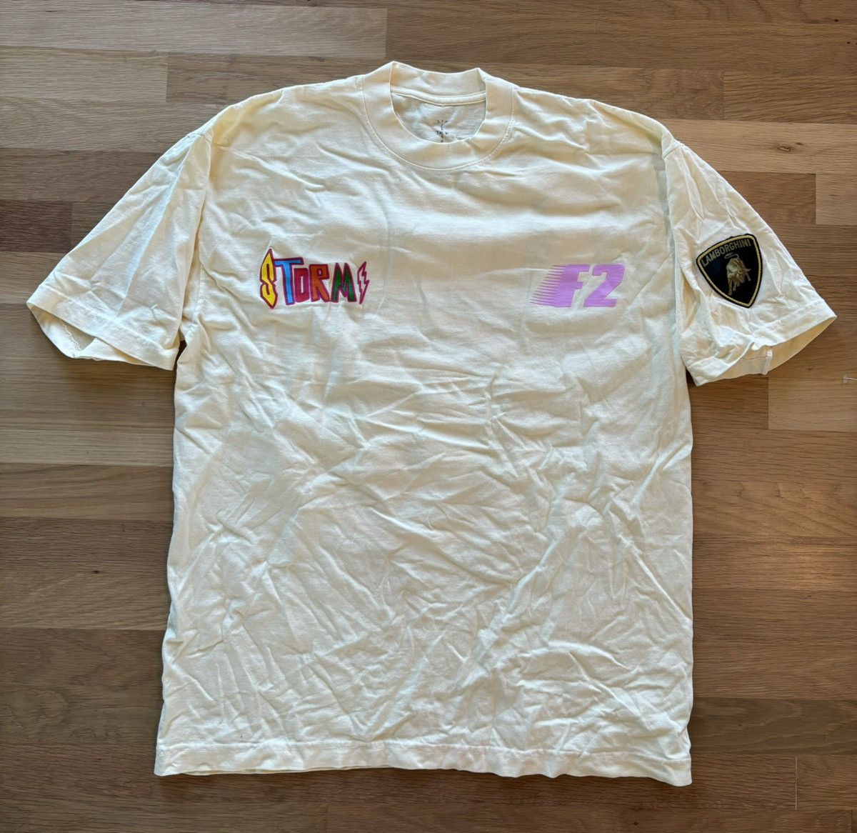 Travis Scott RARE Travis Scott Stormi World Formula Two F2 Tee Size US L / EU 52-54 / 3 - 1 Thumbnail